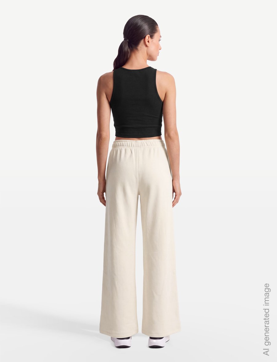 New Balance - Brushed Coastal Fleece Pant - trennipüksid - linen - 4