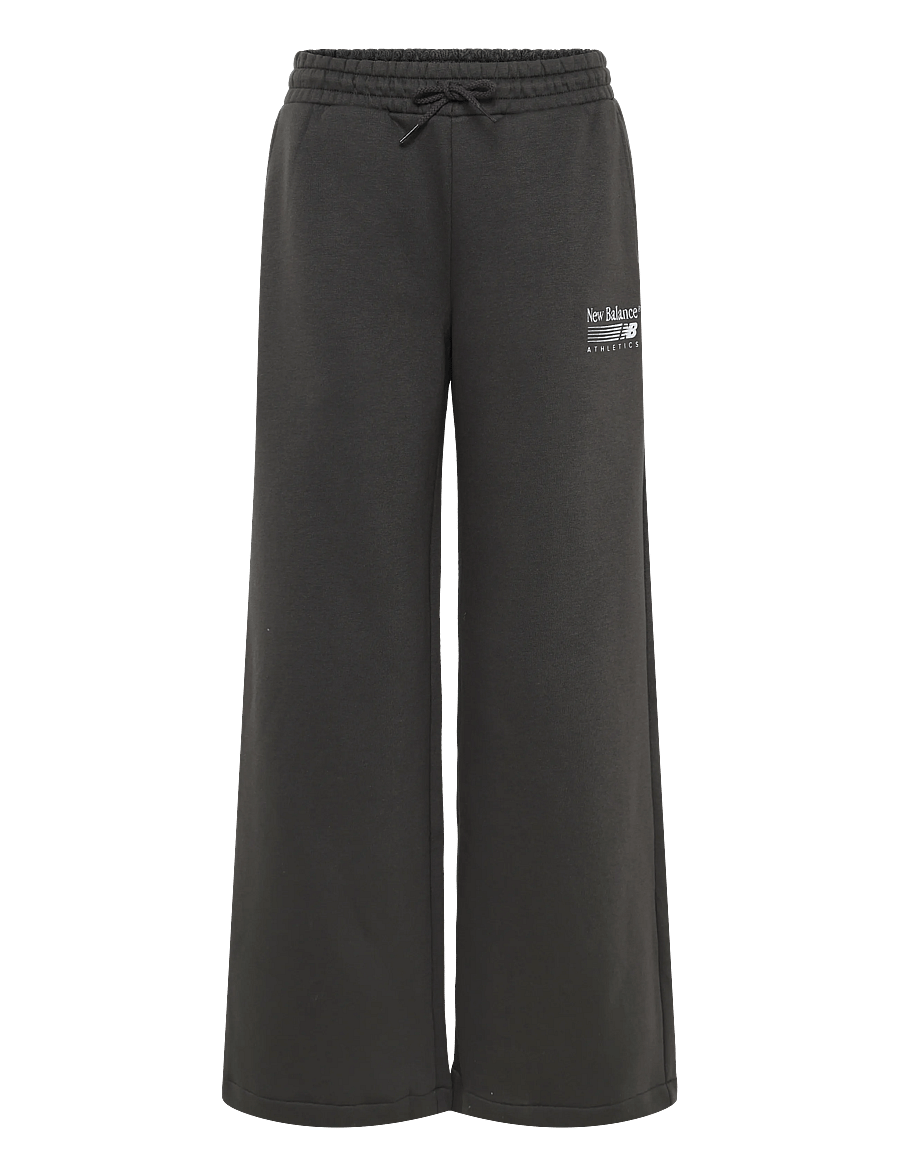 New Balance - Trackside Fleece Pant - träningsbyxor - black cement - 0