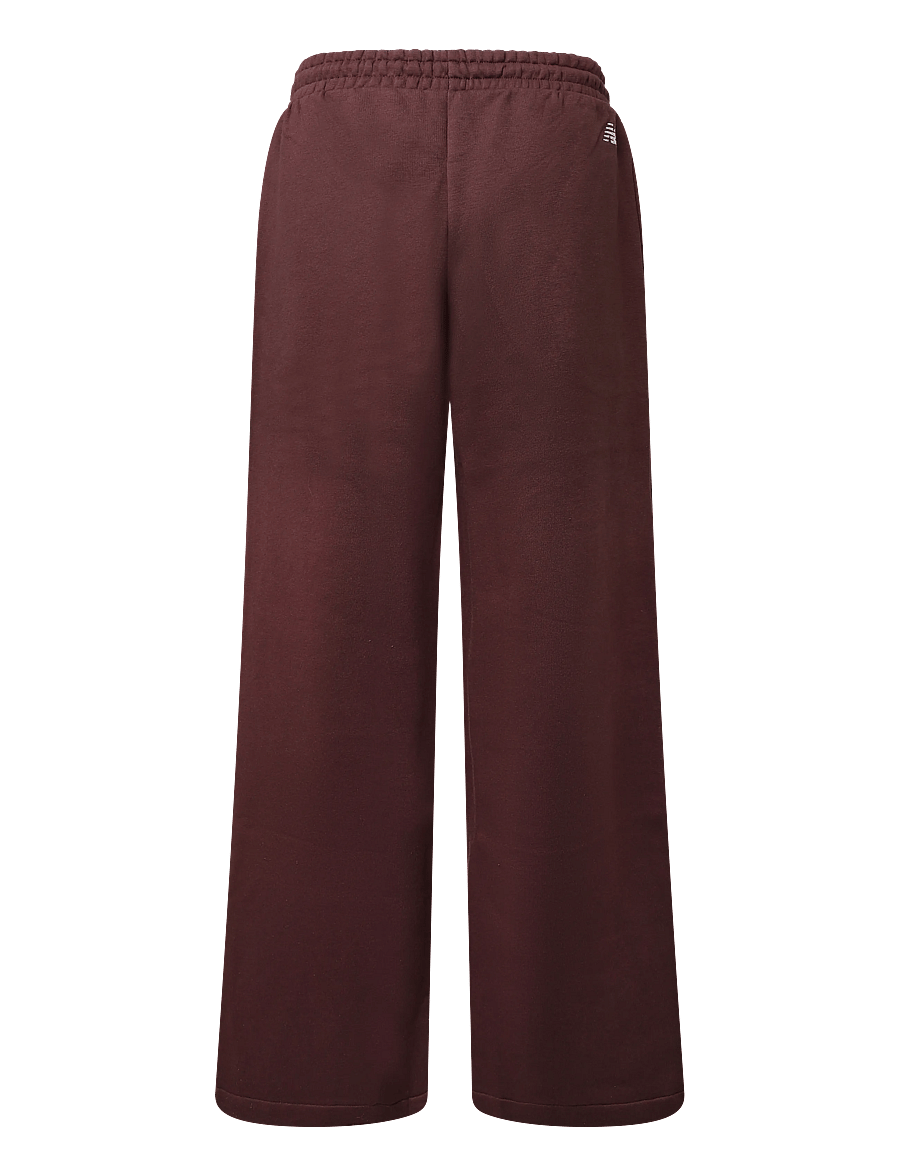 New Balance - Trackside Fleece Pant - träningsbyxor - cherry leather - 1