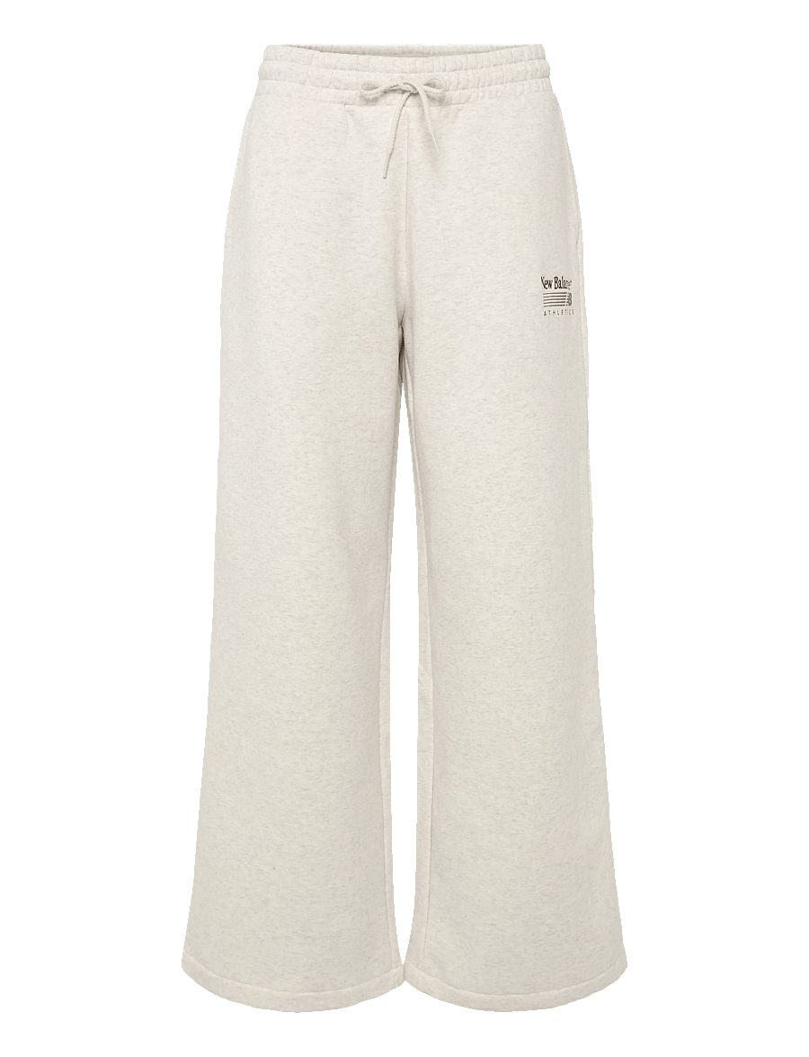 New Balance - Trackside Fleece Pant - trainingshosen - linen heather - 0
