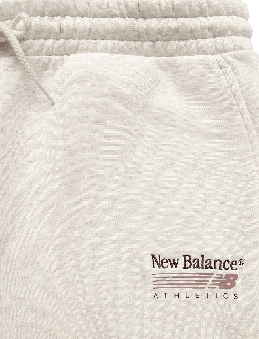 New Balance - Trackside Fleece Pant - trainingshosen - linen heather - 2