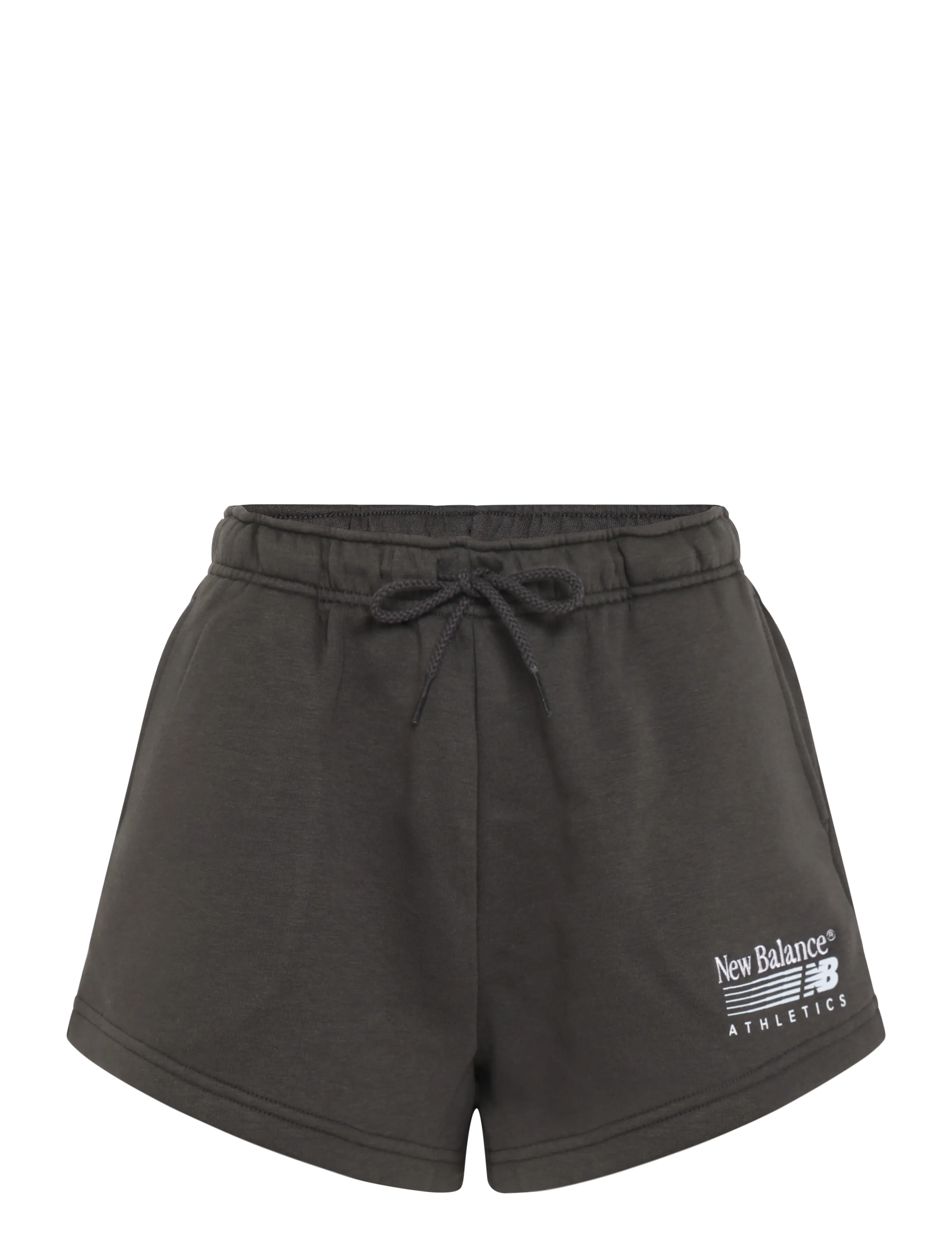 New Balance Trackside Fleece Short, XS, Sport Shorts, Grau - Sweat Frauen