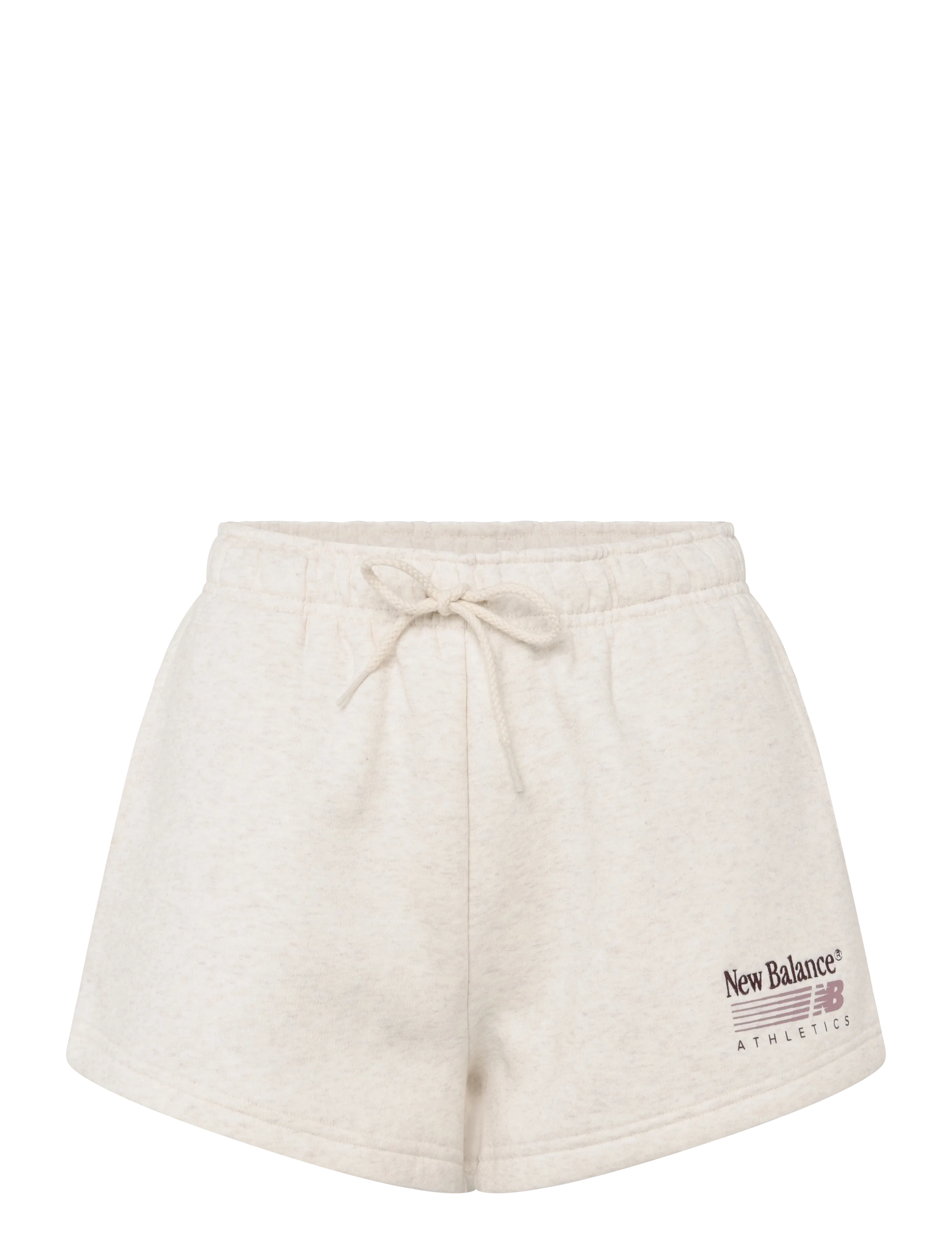 New Balance Trackside Fleece Short, XL, Sport Shorts, Creme - Sweat Frauen