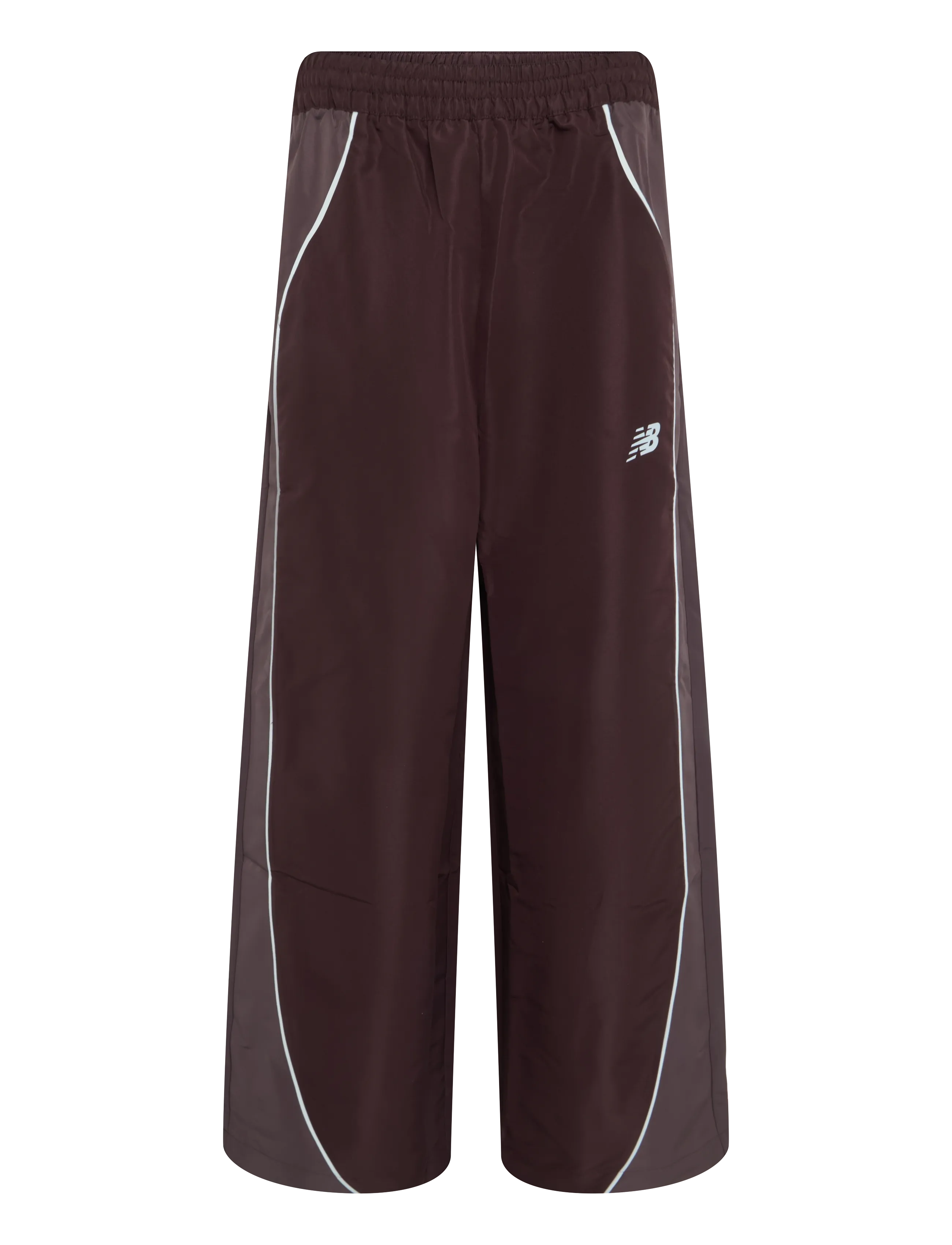 New Balance Trackside Woven Pant - Nyheder - CHERRY LEATHER / burgundy