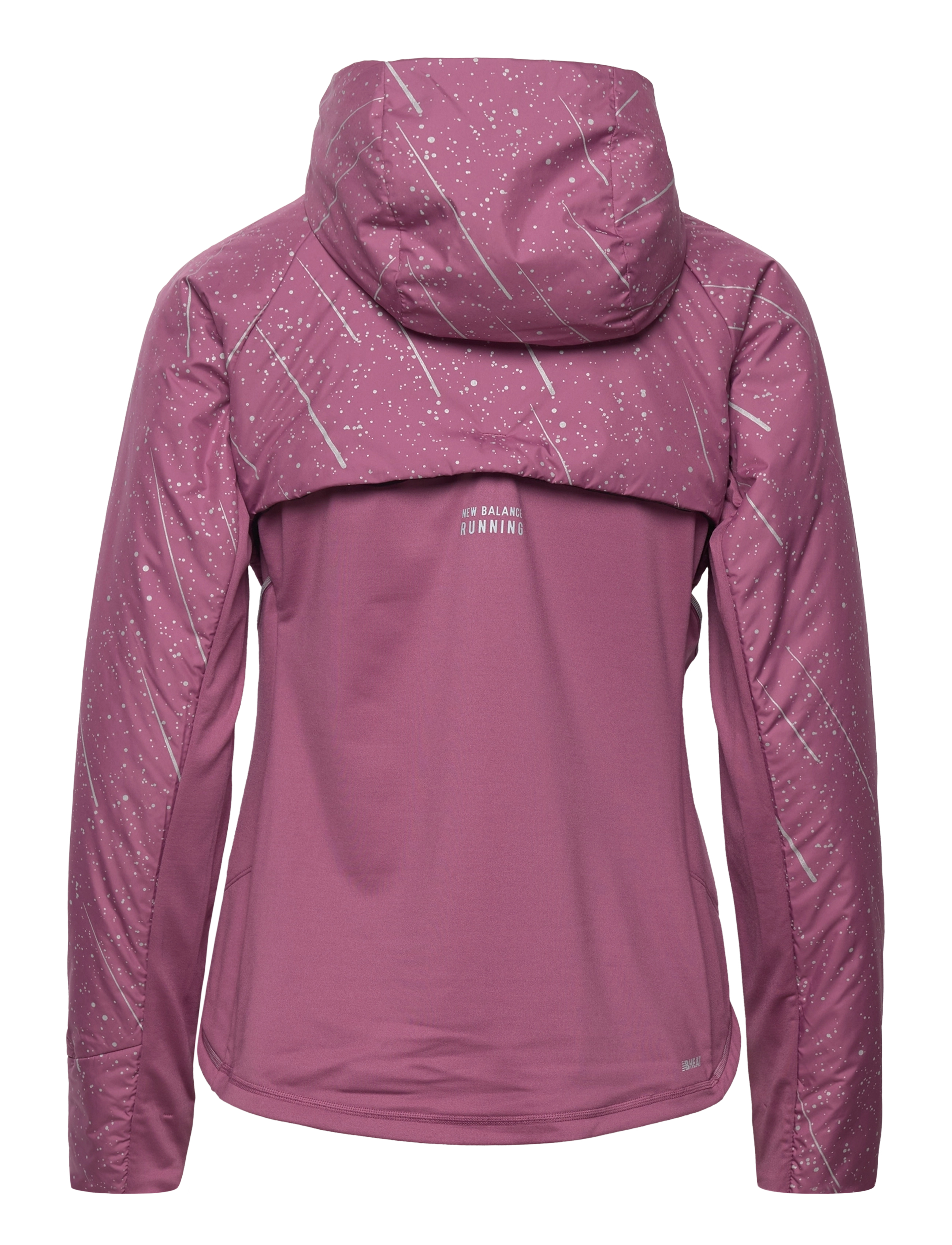 New Balance - Reflective Impact Run Heat Jacket - raisin - 1