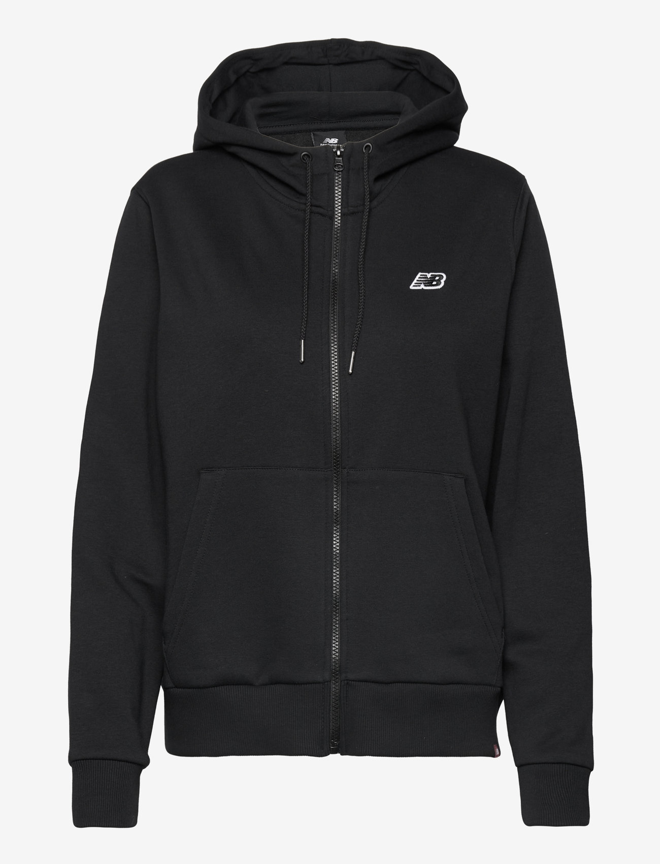 New Balance - NB Small Logo Zip Hoodie - black - 0