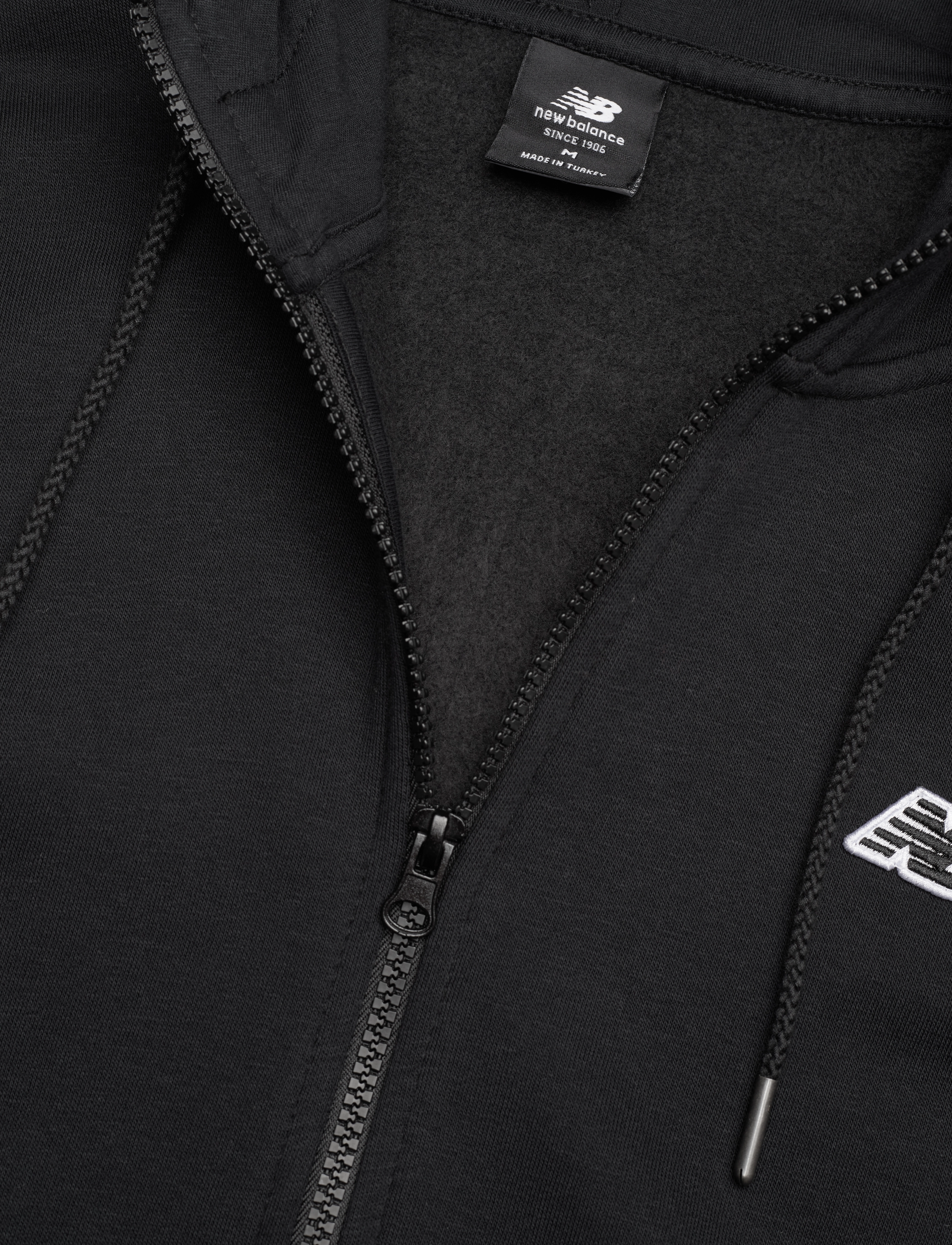 New Balance - NB Small Logo Zip Hoodie - black - 2