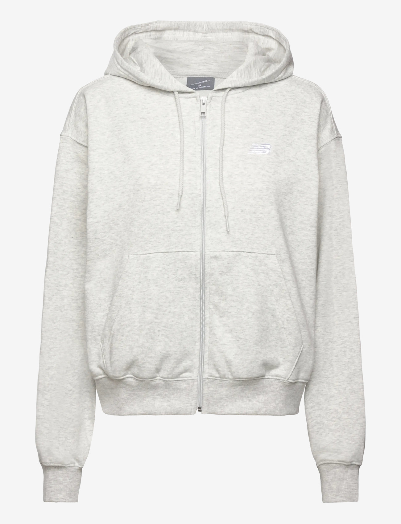 New Balance - Sport Essentials French Terry Full Zip - huvtröjor - ash heather - 0