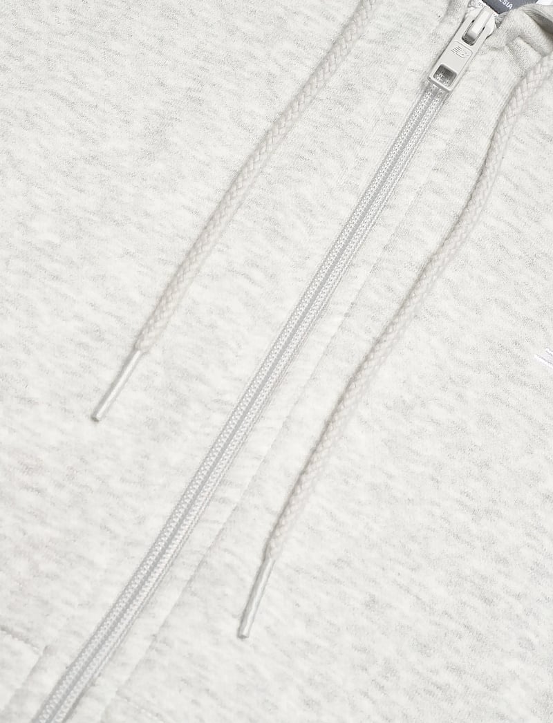 New Balance - Sport Essentials French Terry Full Zip - huvtröjor - ash heather - 2