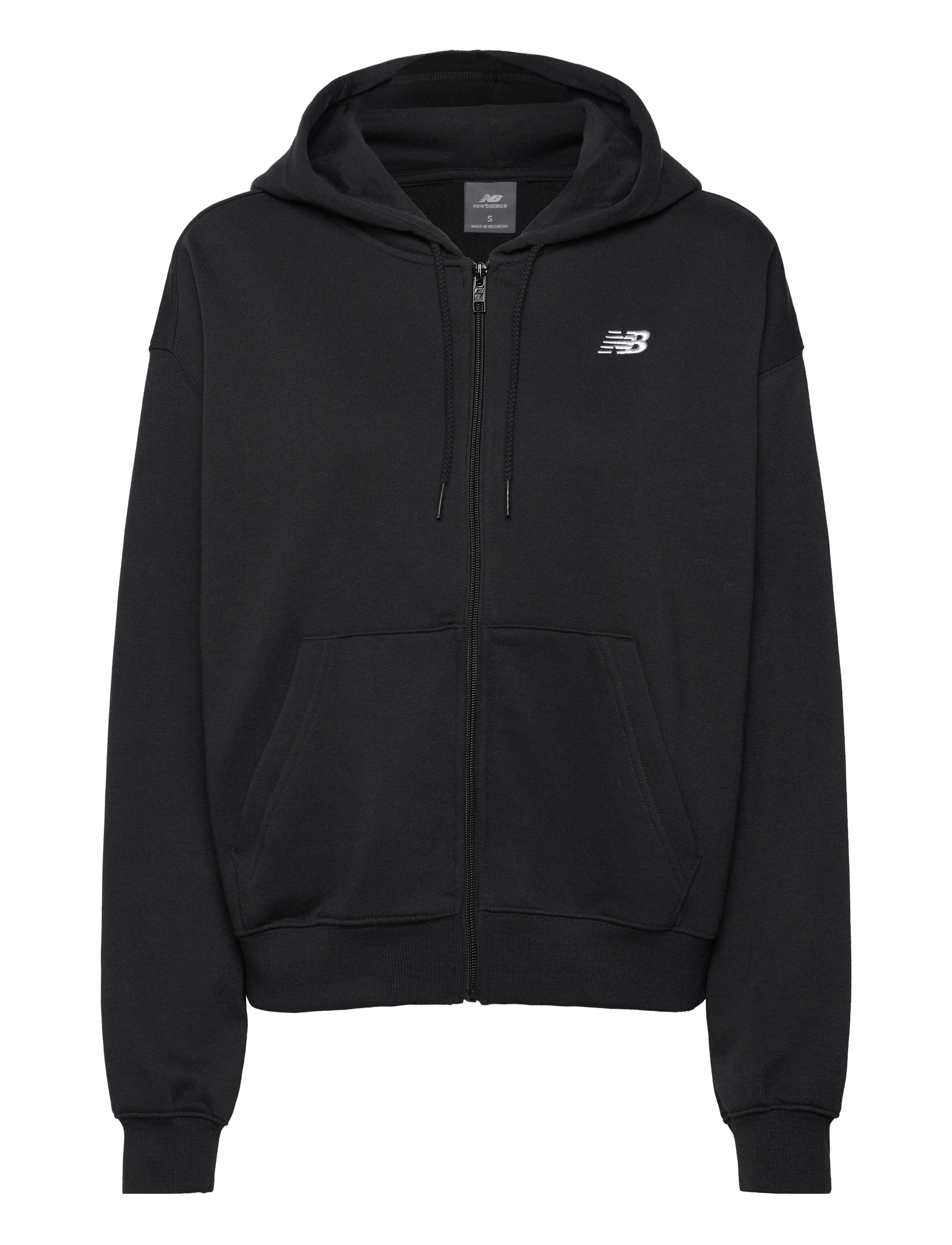 NEW BALANCE Sport Essentials French Terry Full Zip Schwarz - XL - Damen