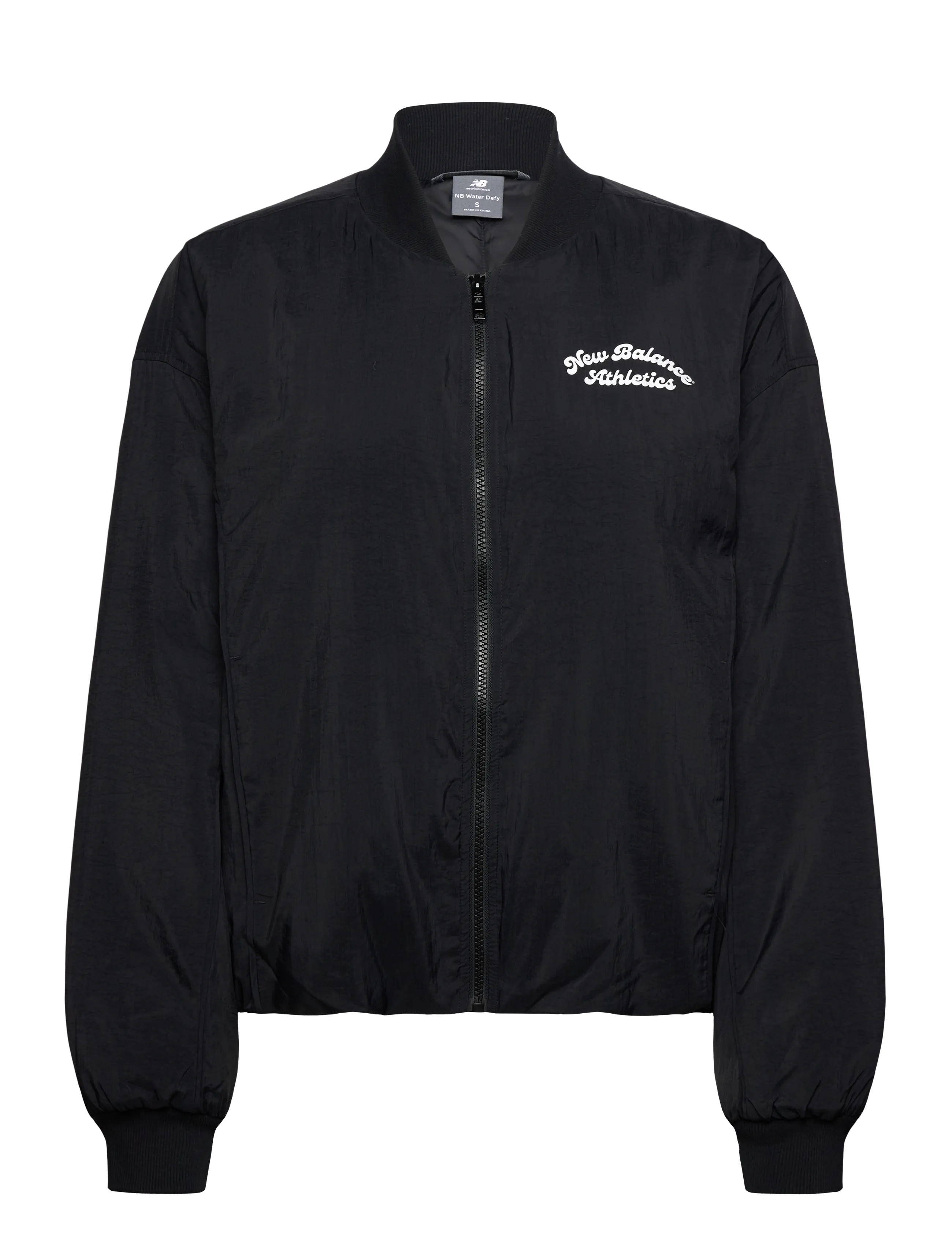 Linear Heritage Woven Bomber Jacket - BLACK