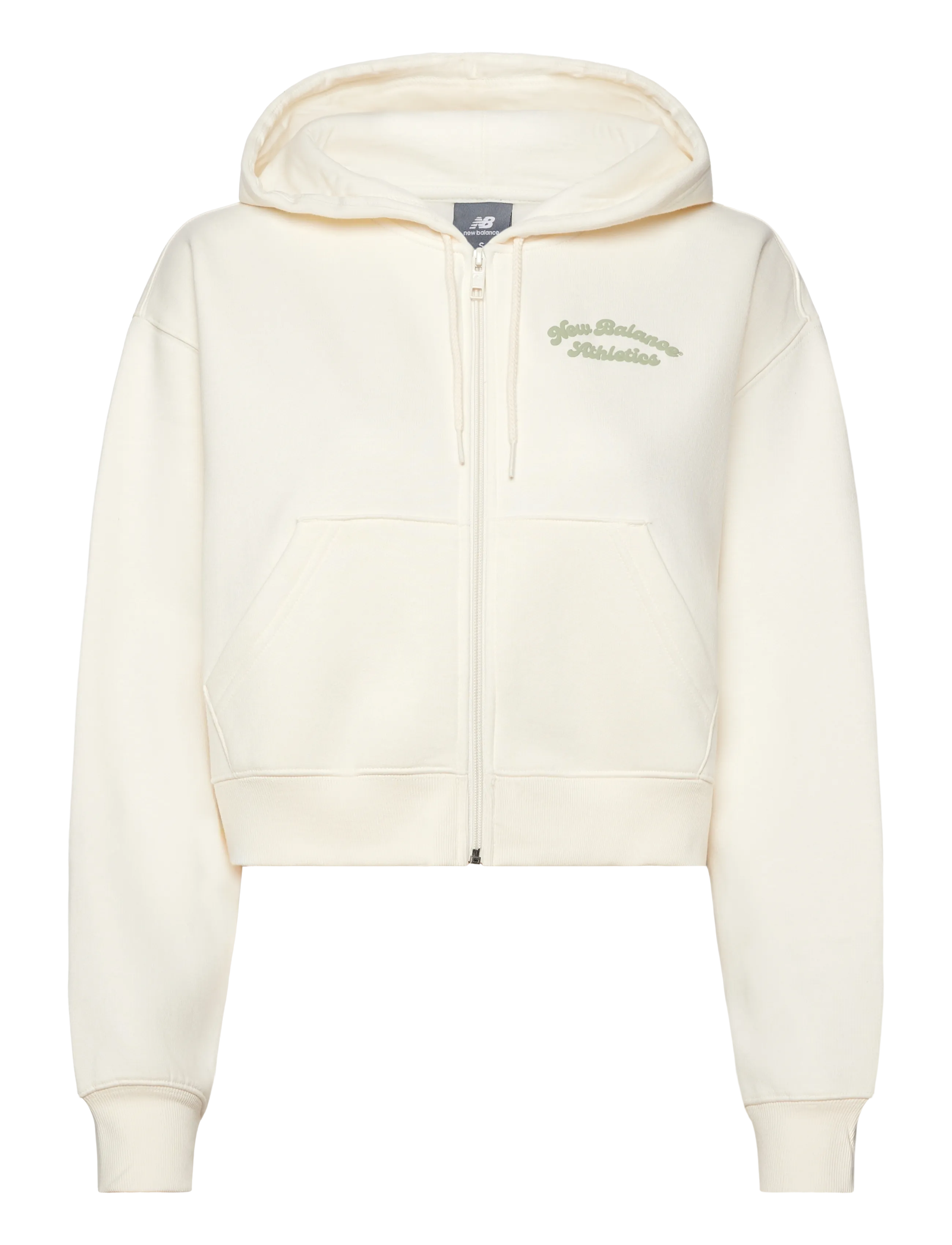 New Balance Linear Heritage Fleece Full Zip - New Balance - PERMAFROST / cream