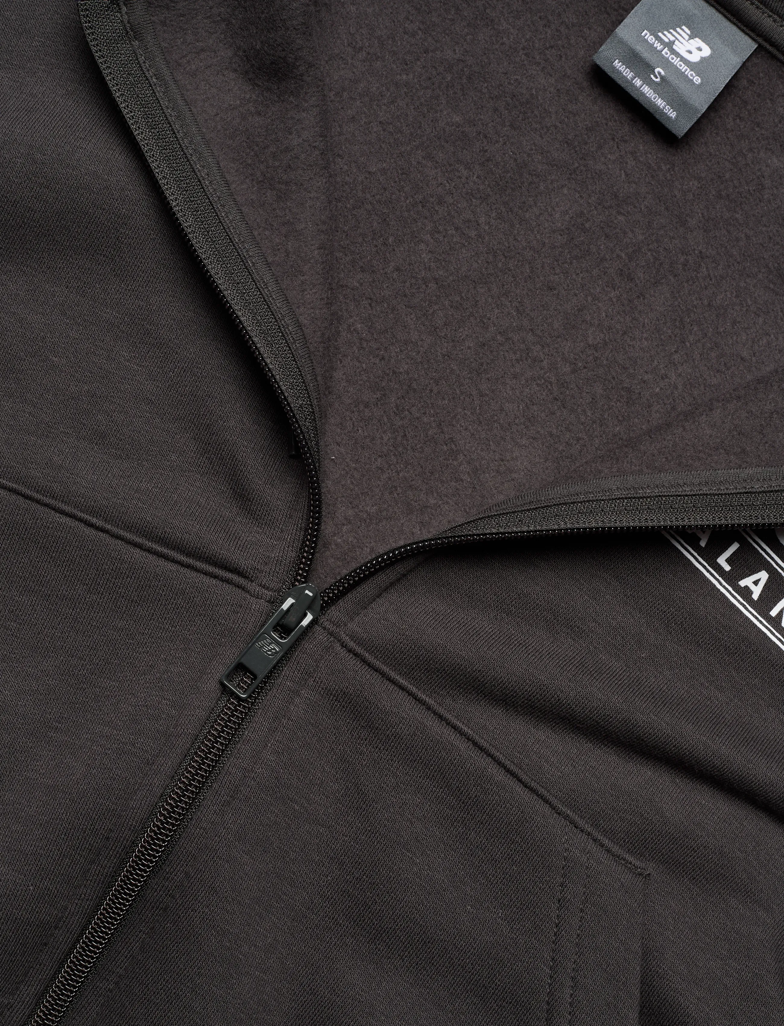 New Balance - Reimagined Fleece Full Zip - overdele - faded black - 5