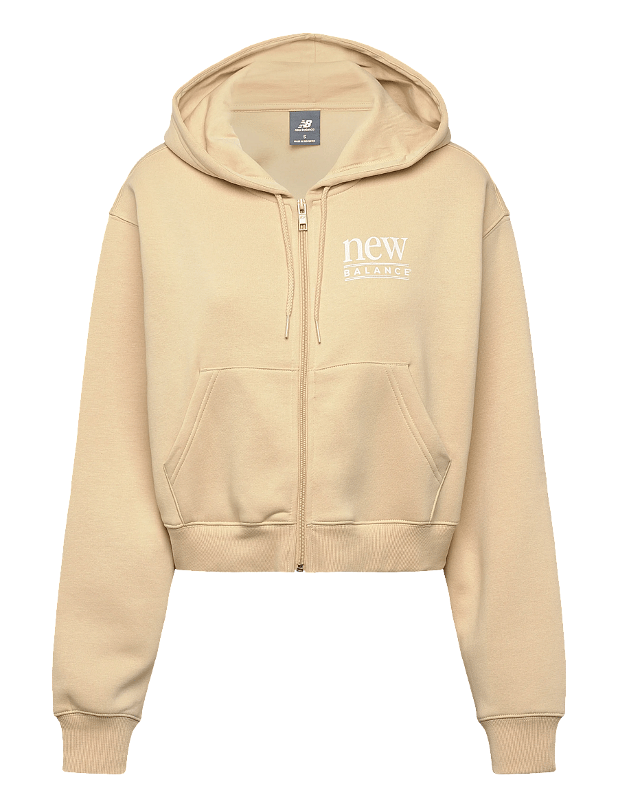 New Balance - Reimagined Fleece Full Zip - overdele - toasted sesame - 1