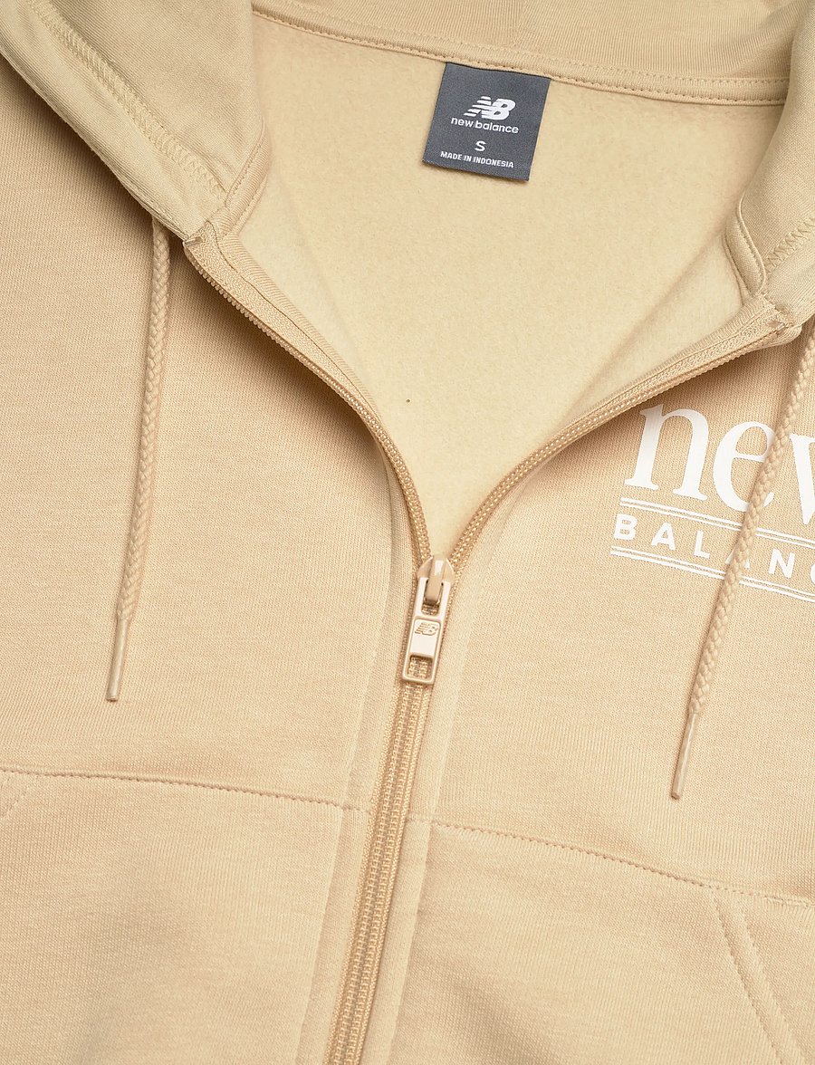 New Balance - Reimagined Fleece Full Zip - overdele - toasted sesame - 5