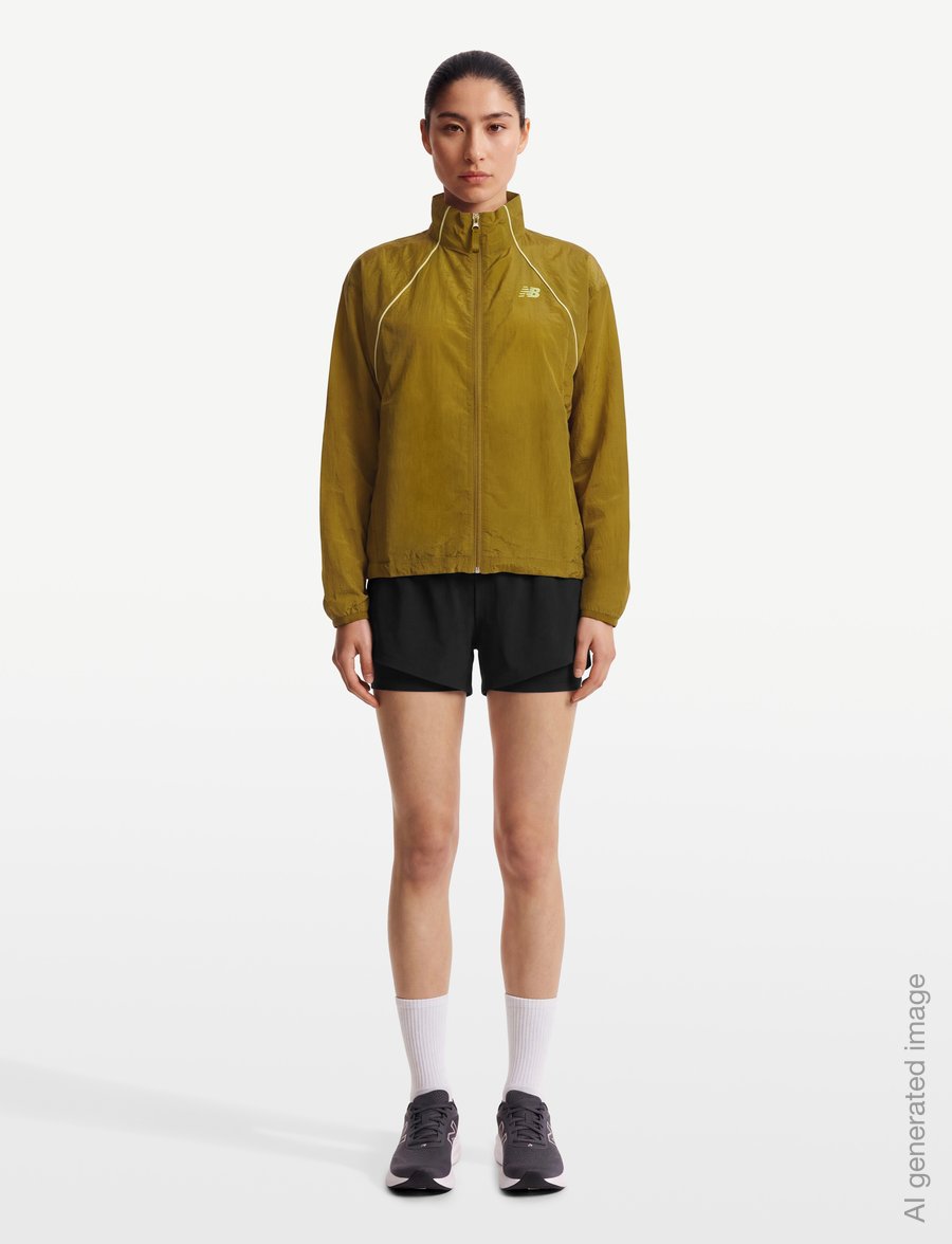 New Balance - Sport Legacy Jacket - sportsjakker - basil oil - 0