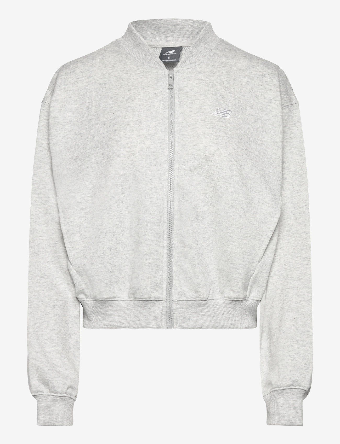 New Balance - French Terry Bomber - Överdelar - ash heather - 0