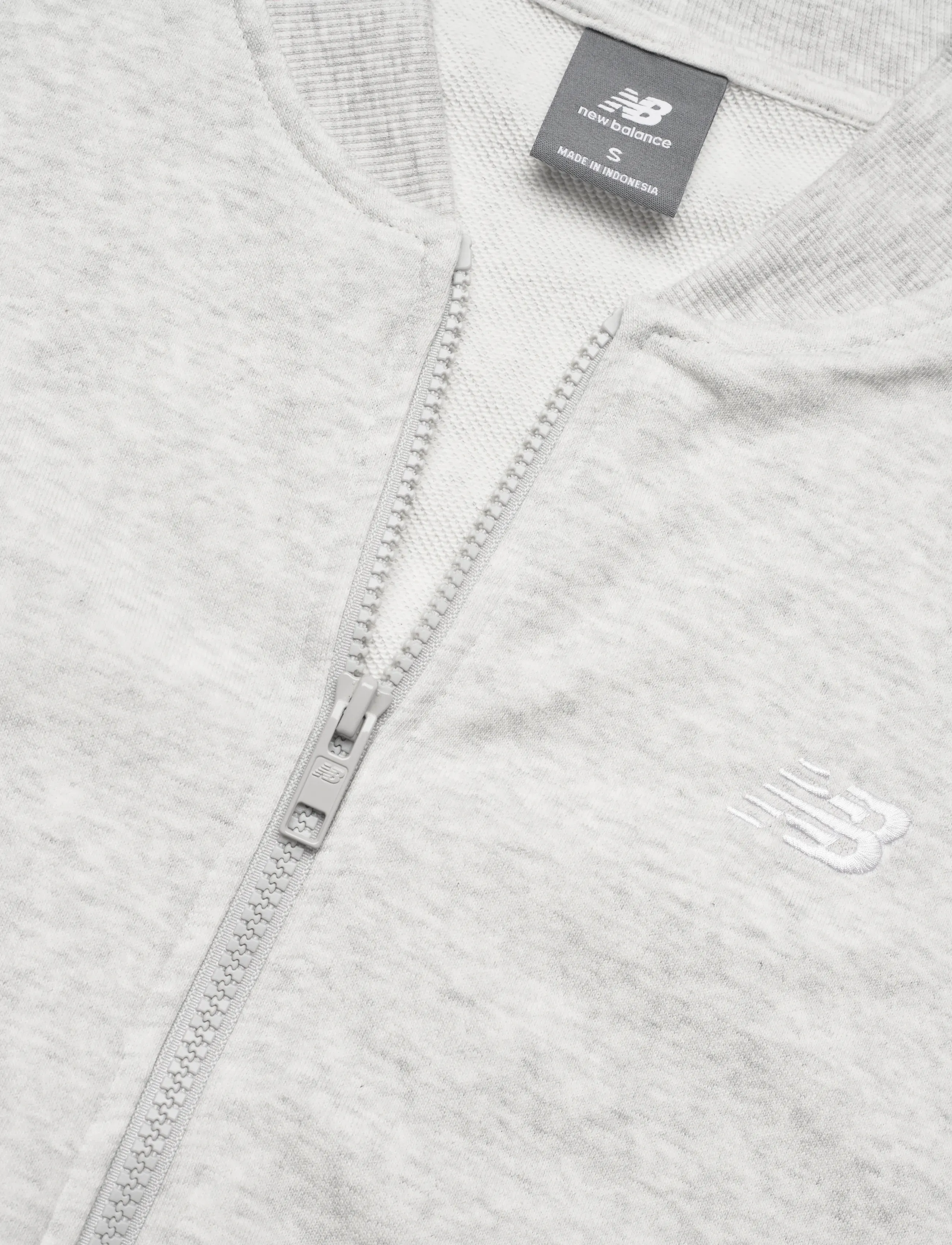 New Balance - French Terry Bomber - sweatshirts - ash heather - 2
