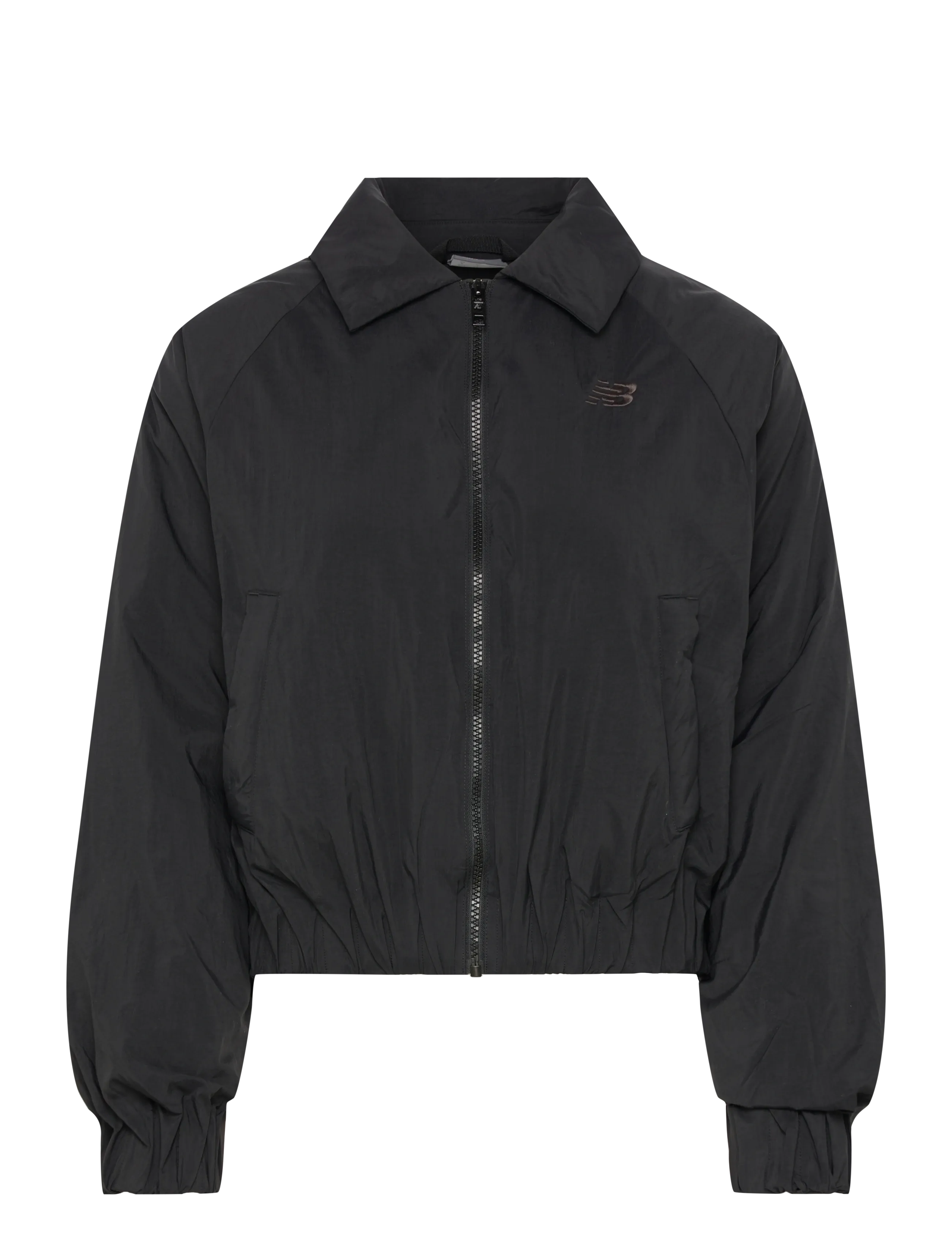 New Balance Woven Bomber Jacket - Tøj - BLACK / black