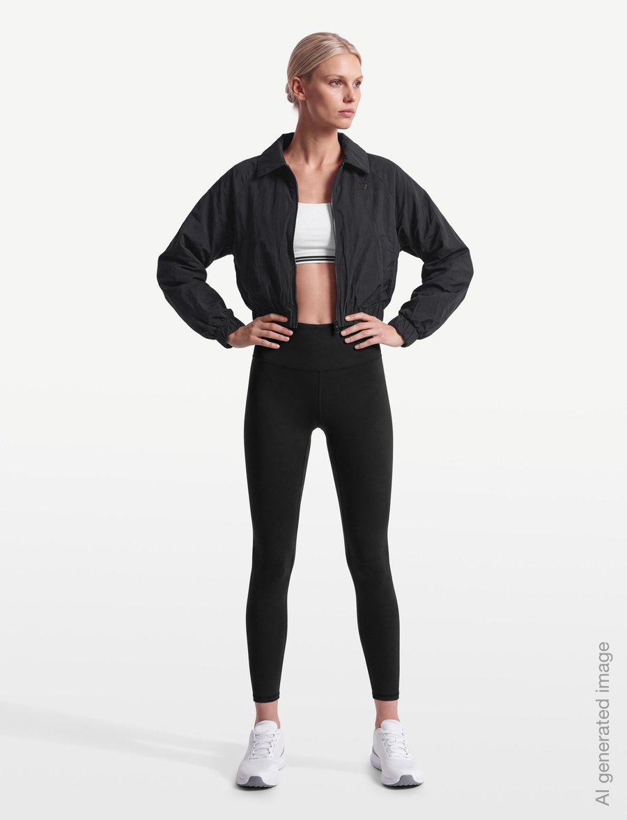 New Balance - Woven Bomber Jacket - vabaaja jakid - black - 0
