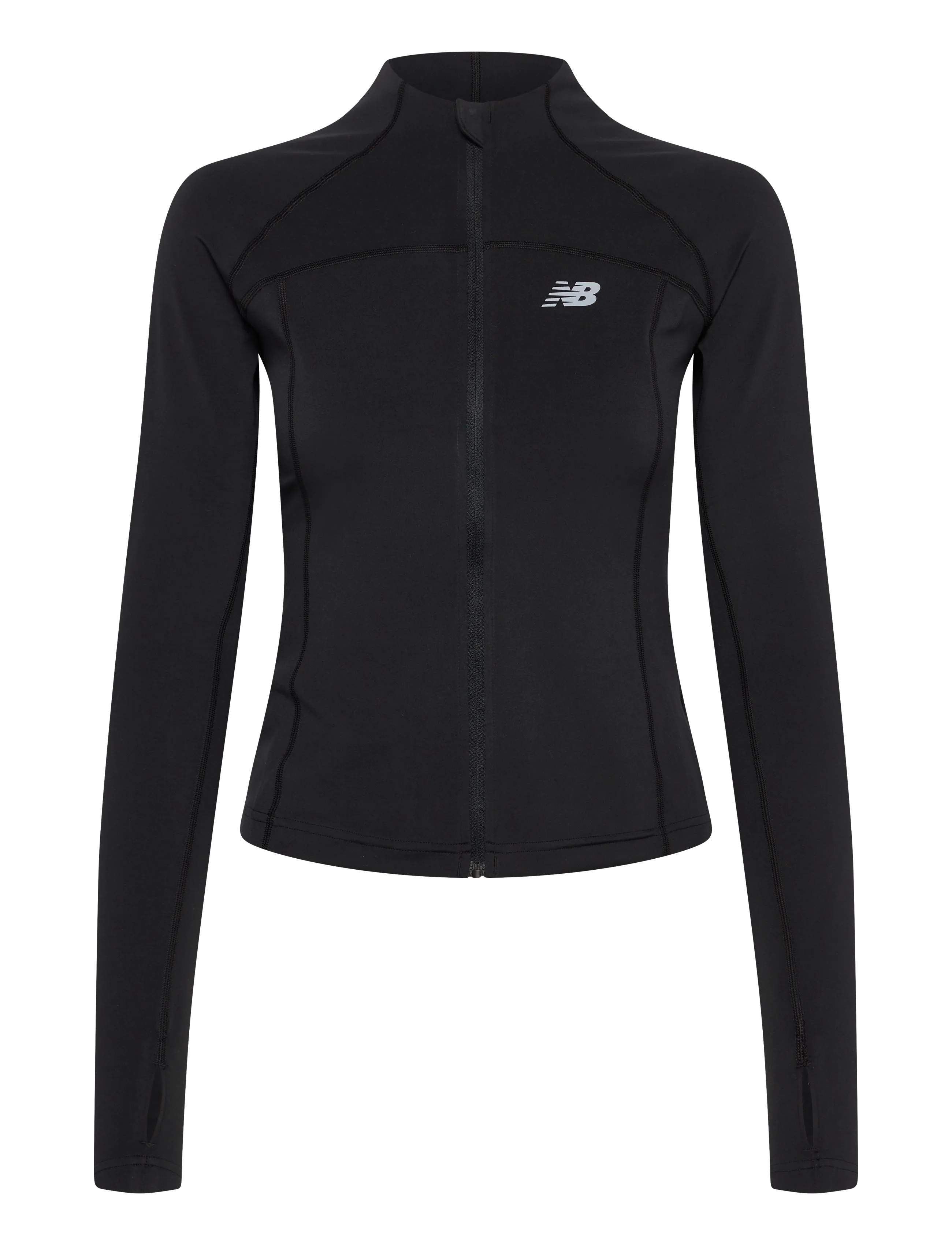 NEW BALANCE Nb Harmony Fitted Full Zip Schwarz - S - Damen