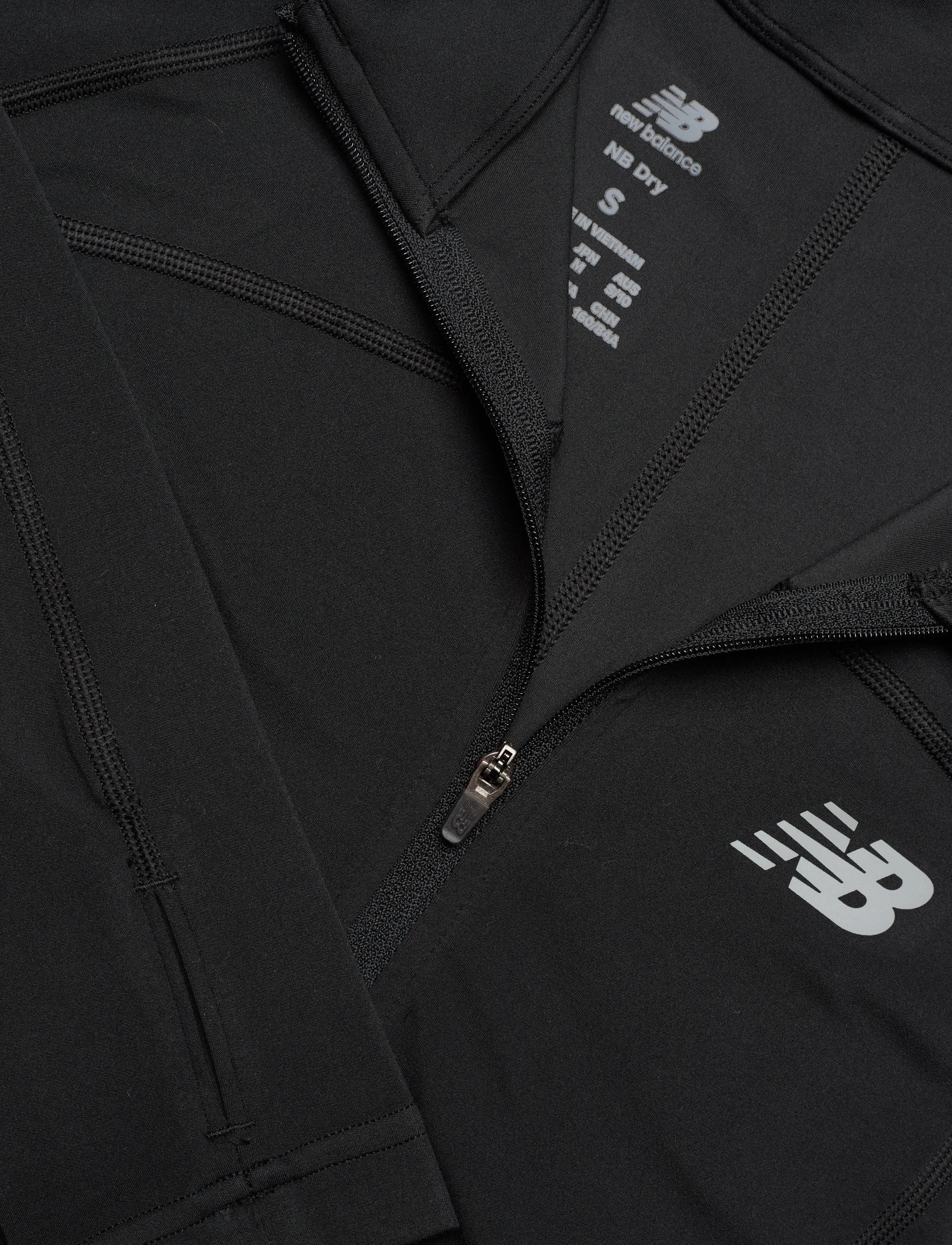 New Balance - NB Harmony Fitted Full Zip - tops - black - 2
