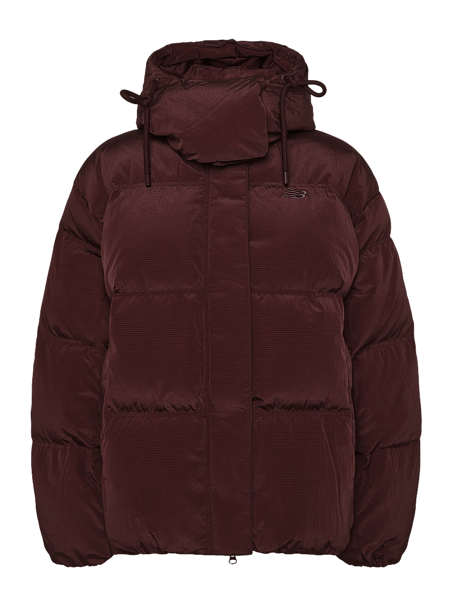 New Balance - Premium Puffer Jacket - winterjacken - cherry leather - 0