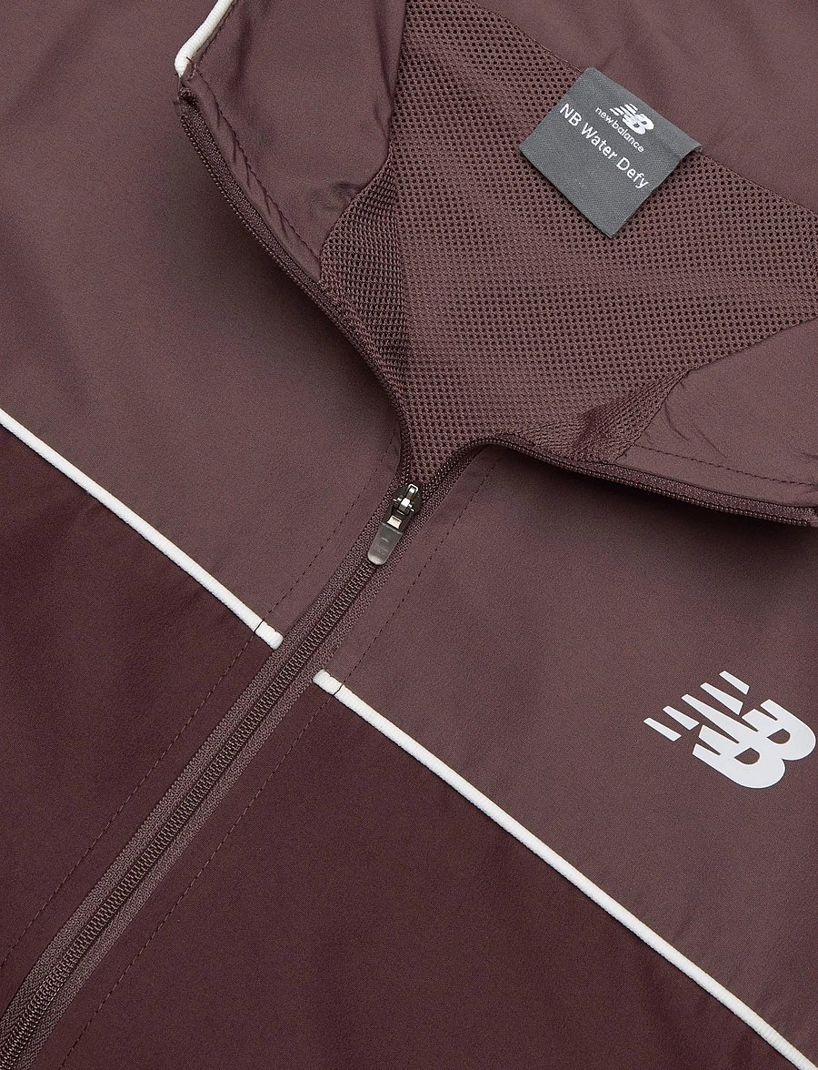 New Balance - Trackside Woven Jacket - sportsjakker - cherry leather - 2
