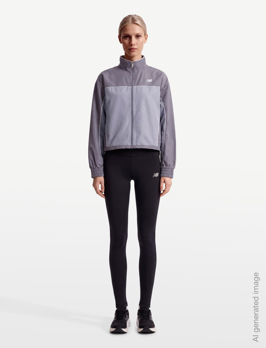 New Balance - Trackside Woven Jacket - spordijakid - digital mist - 0