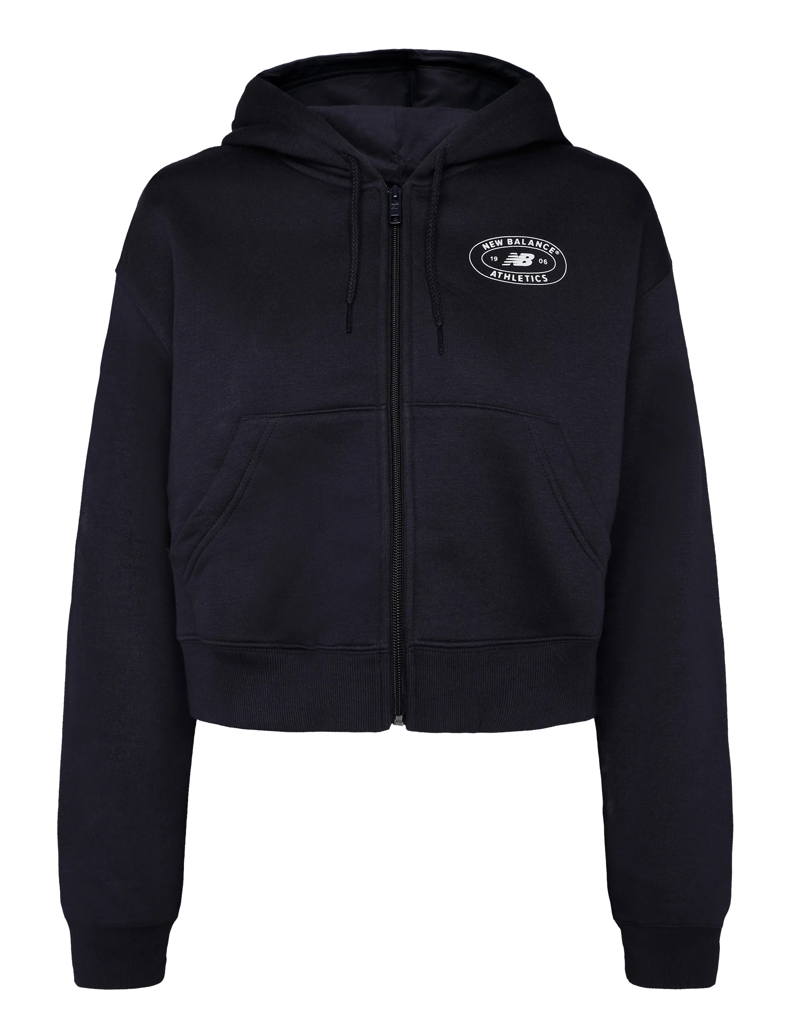 New Balance Reimagined Fleece Full Zip - Hættetrøjer - DARK NIGHT / navy