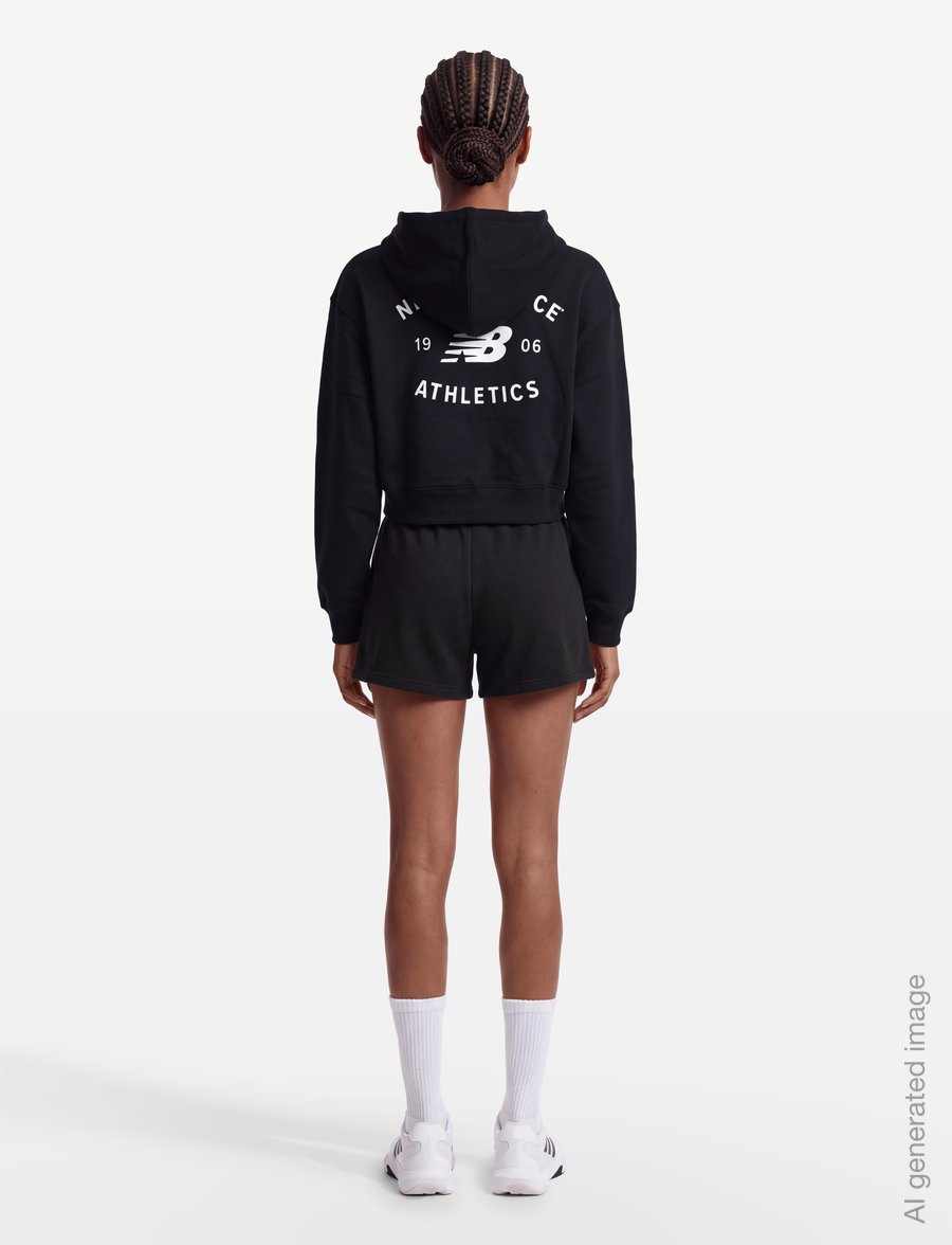 New Balance - Reimagined Fleece Full Zip - kapuutsiga dressipluusid - dark night - 4