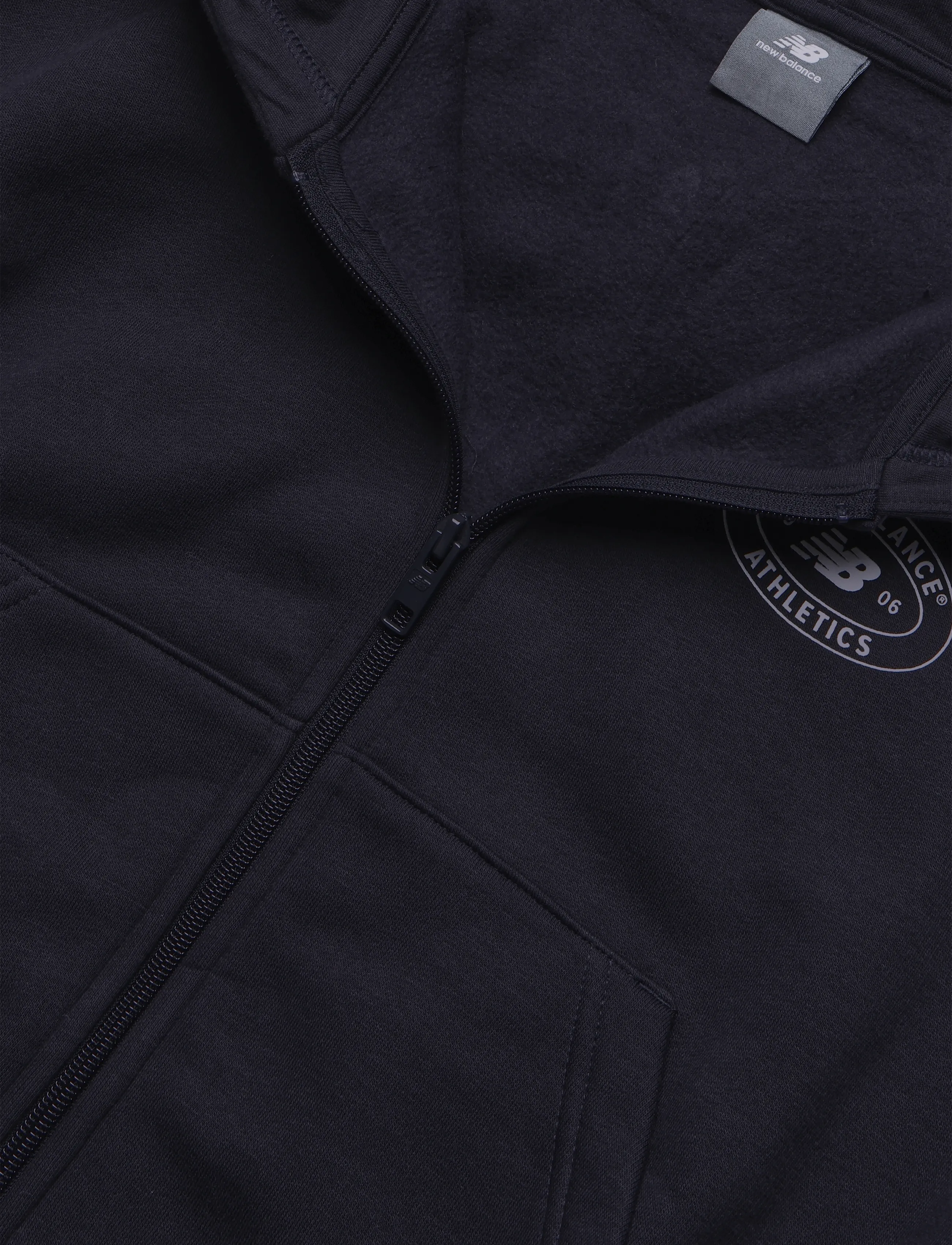 New Balance - Reimagined Fleece Full Zip - overdele - dark night - 2