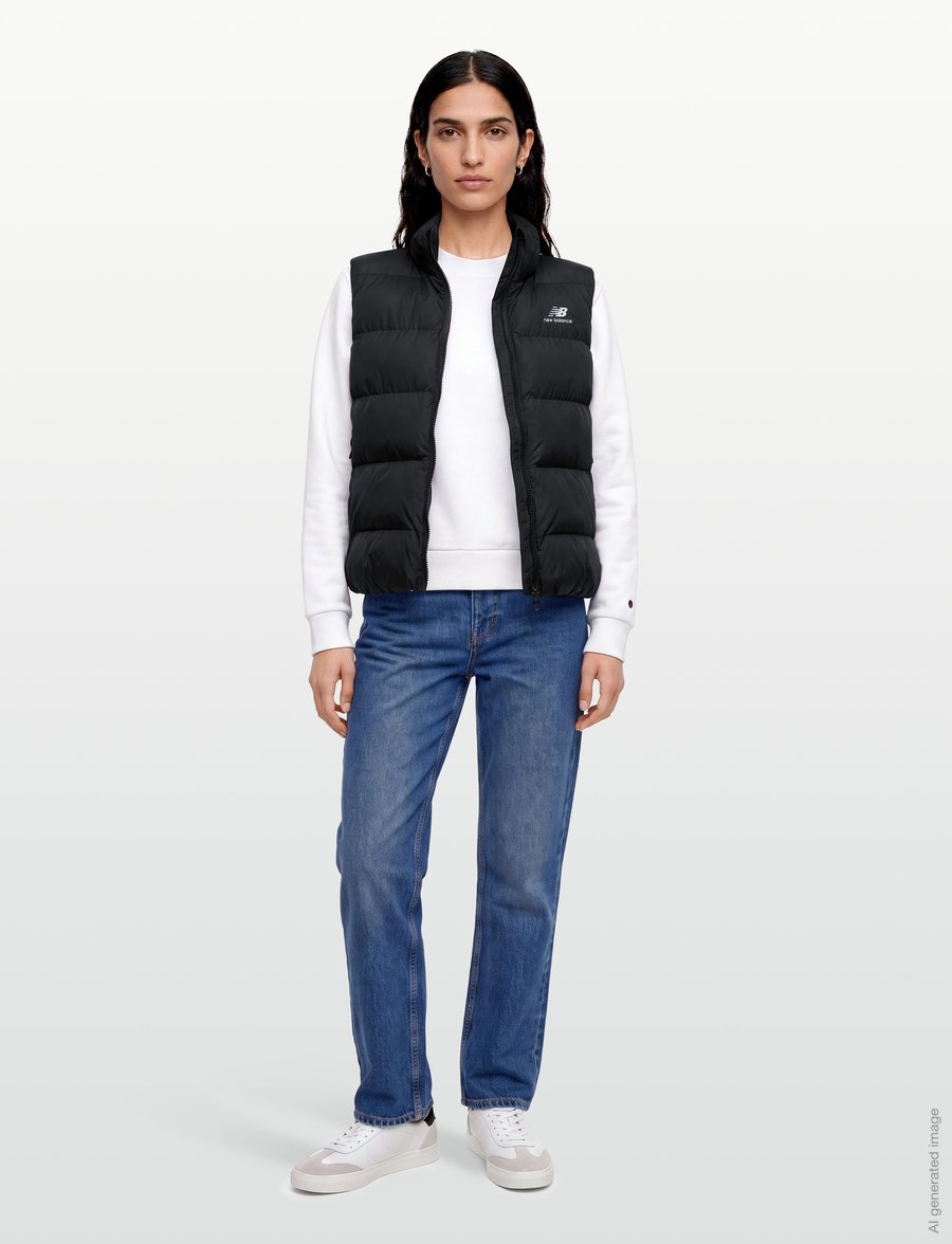 New Balance - Boston Puffer Vest - Õueriided - black - 0