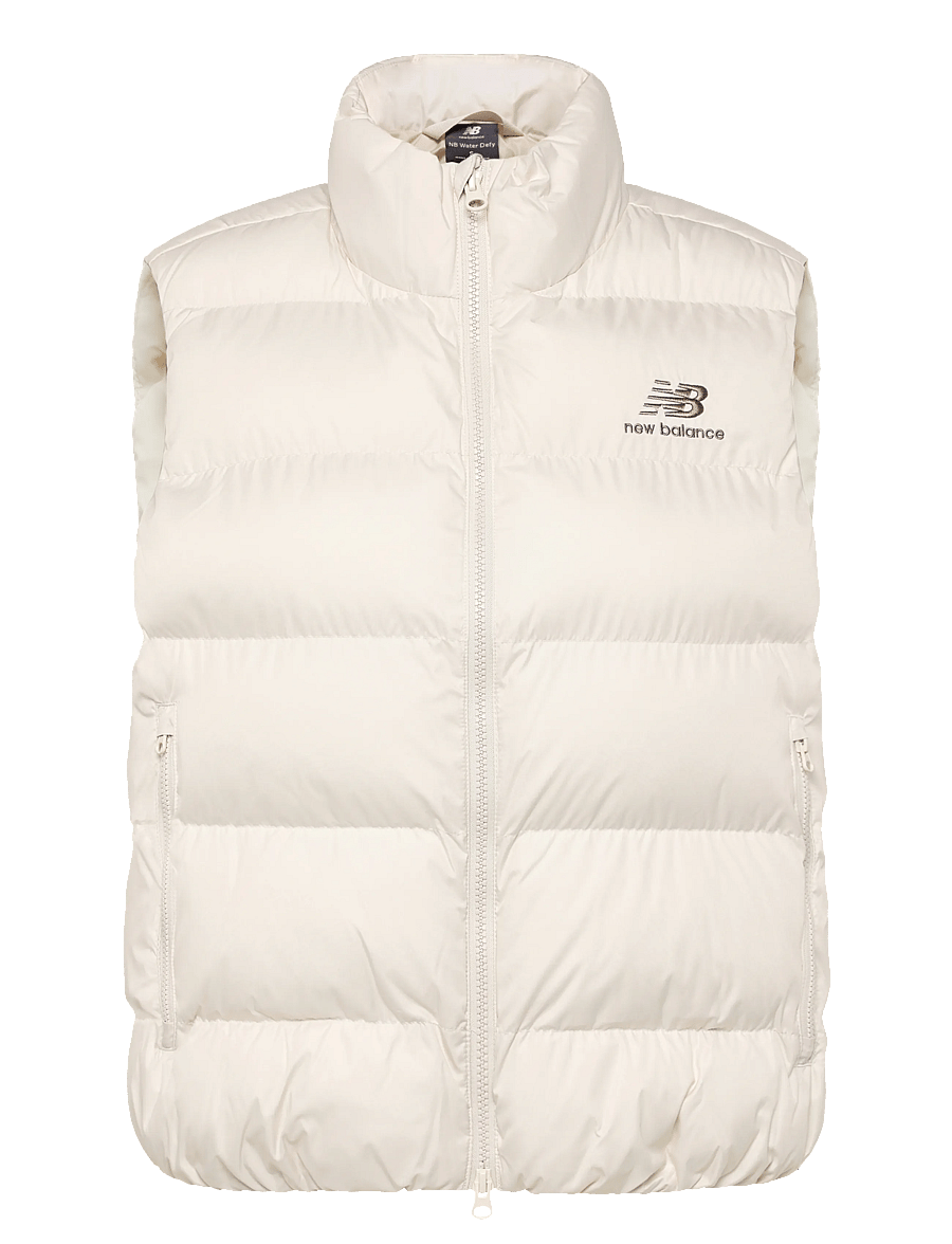 New Balance - Boston Puffer Vest - overtøj - linen - 0