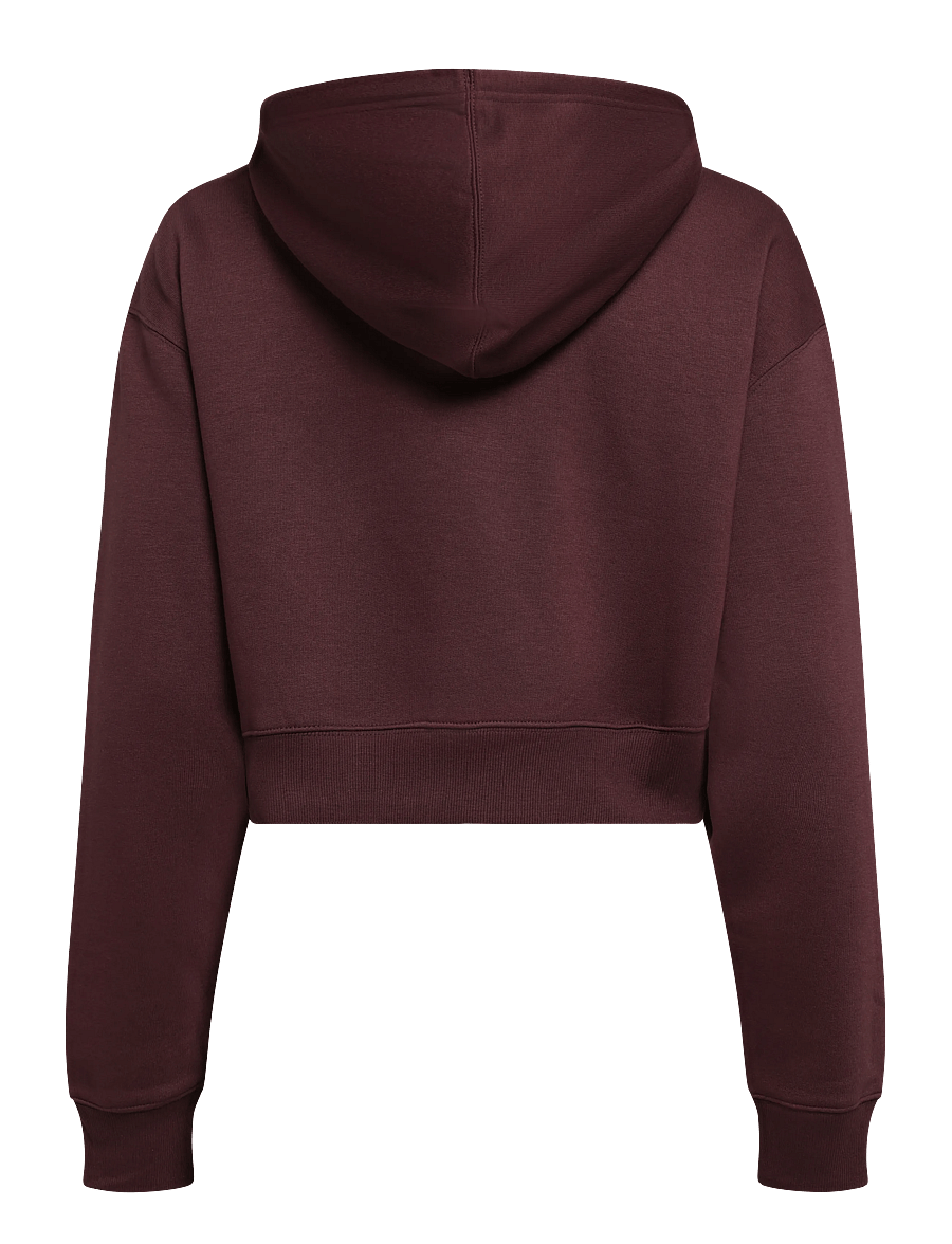 New Balance - Trackside Fleece Full Zip - kapuutsiga dressipluusid - cherry leather - 1