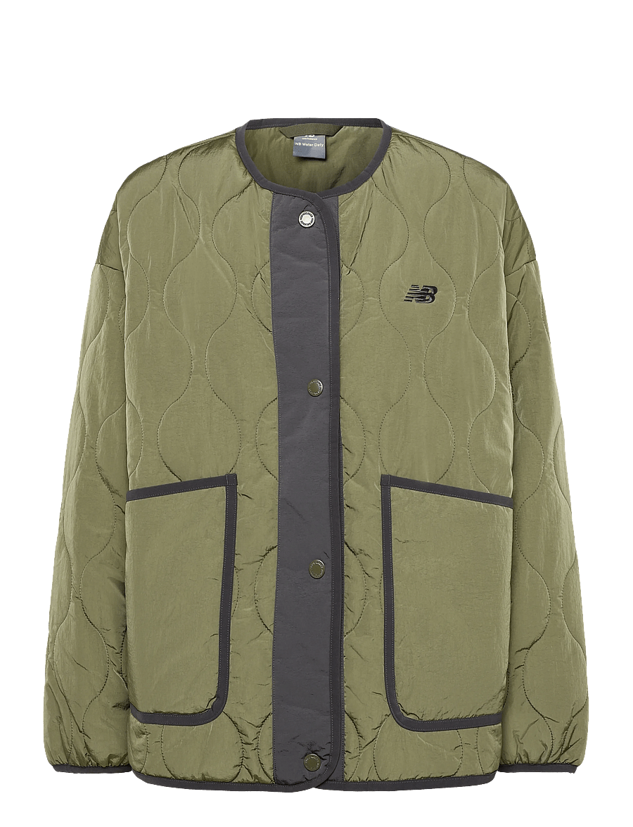 New Balance - Quilted Bomber - freizeitjacken - wakame - 0