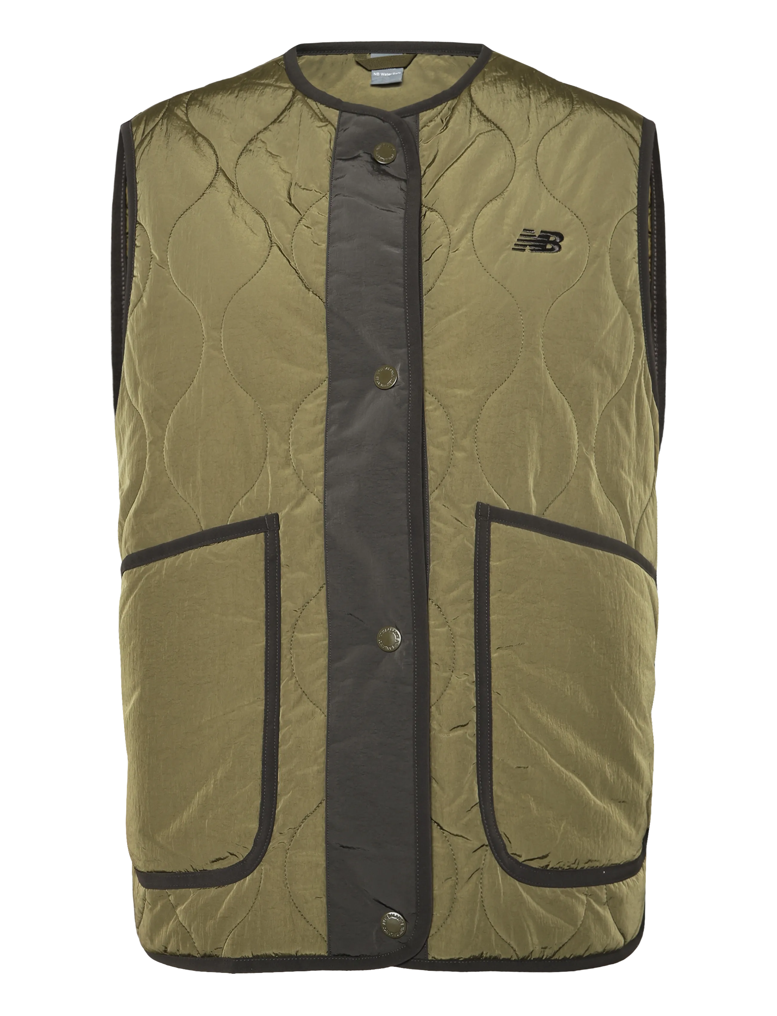 New Balance Quilted Vest - Bästsäljare Sport - WAKAME / khaki/green