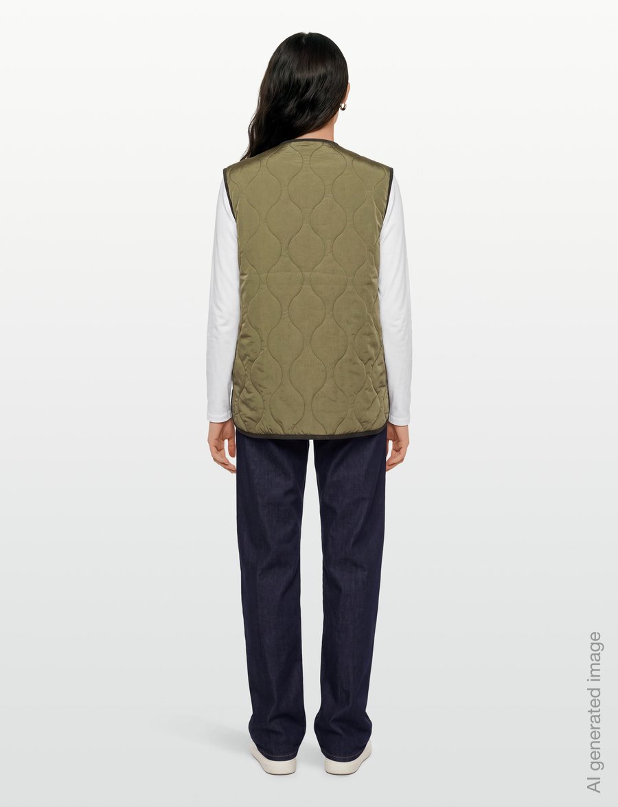 New Balance - Quilted Vest - odzież zewnętrzna - wakame - 4