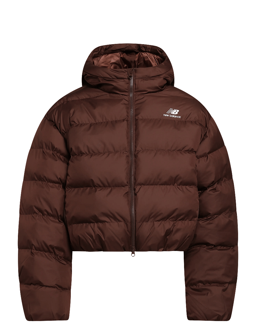 New Balance - Boston Puffer Jacket - sulejoped ja voodriga joped - pumpernickel - 0