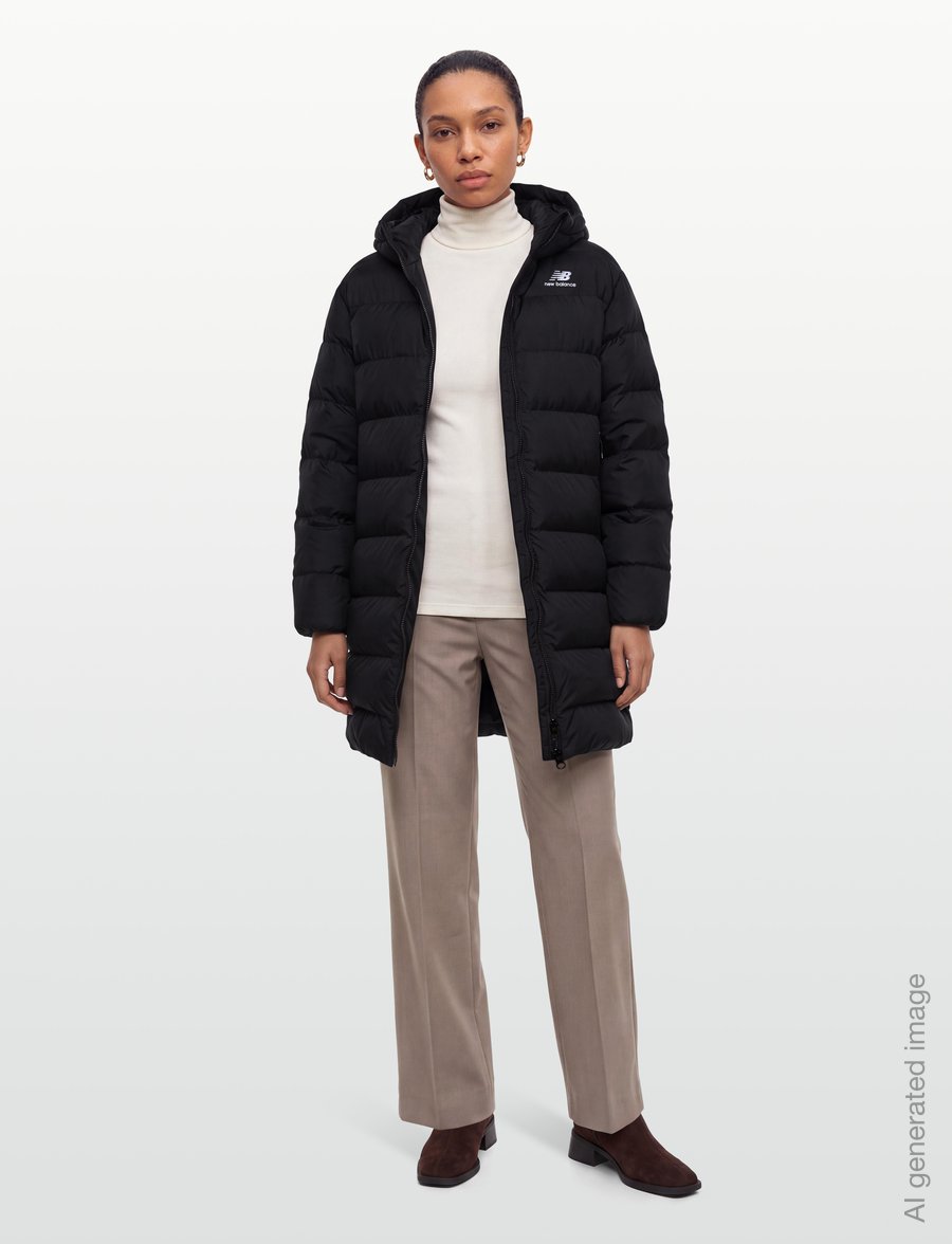 New Balance - Boston Long Puffer Jacket - down jackets - black - 0