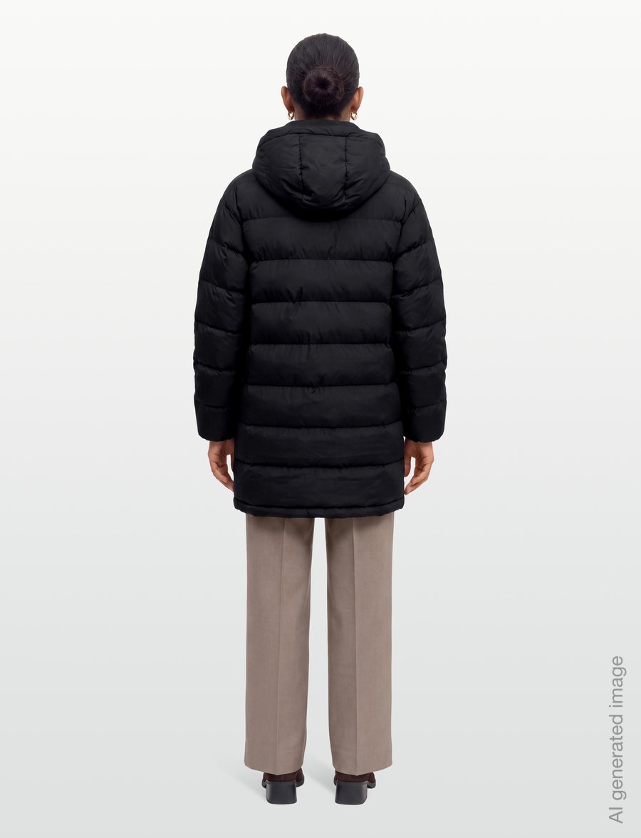 New Balance - Boston Long Puffer Jacket - down jackets - black - 4