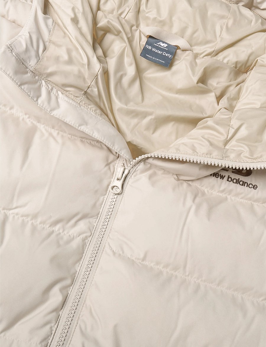 New Balance - Boston Long Puffer Jacket - daunenjacken - linen - 2