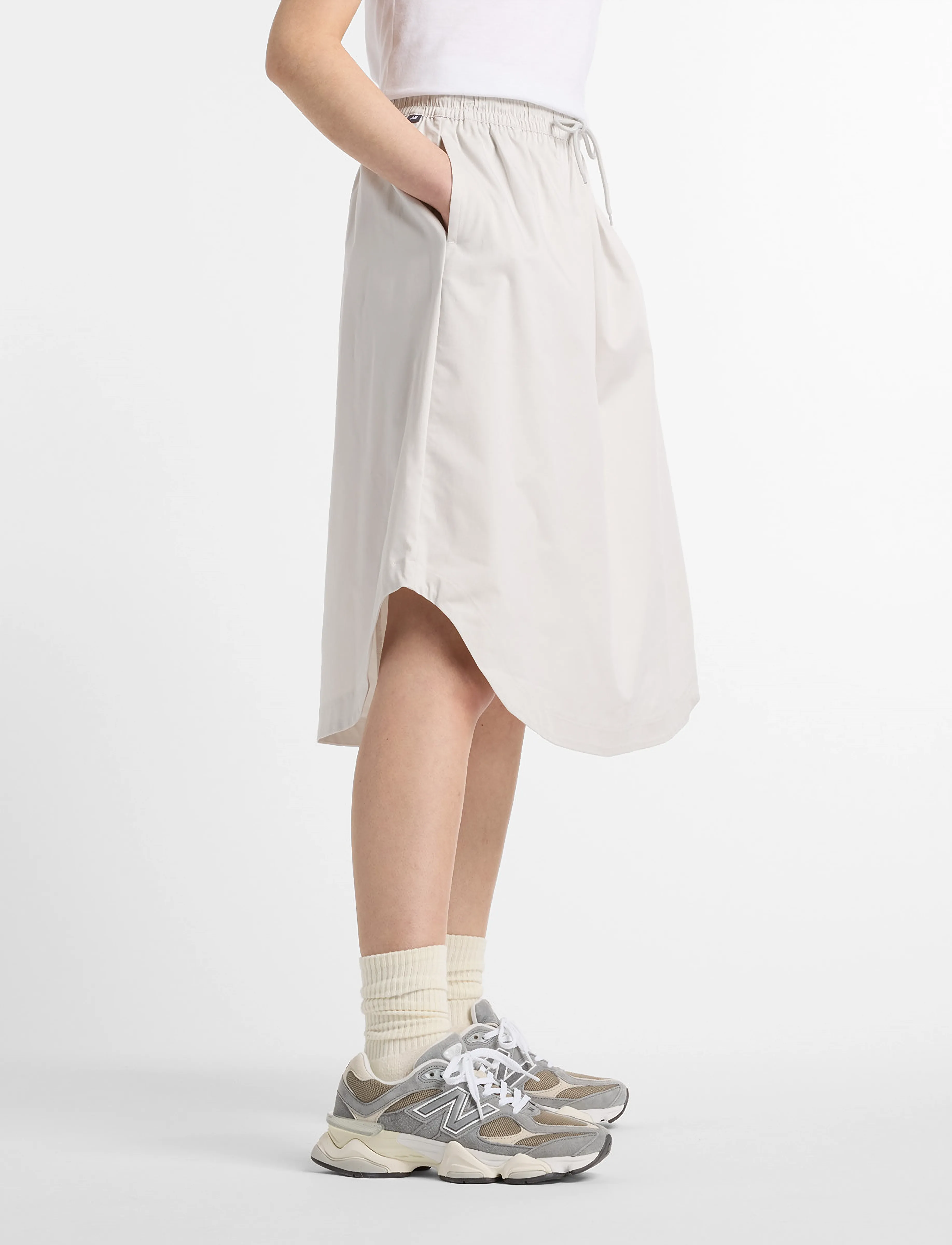 New Balance - Twill Midi Skirt - grey matter - 3