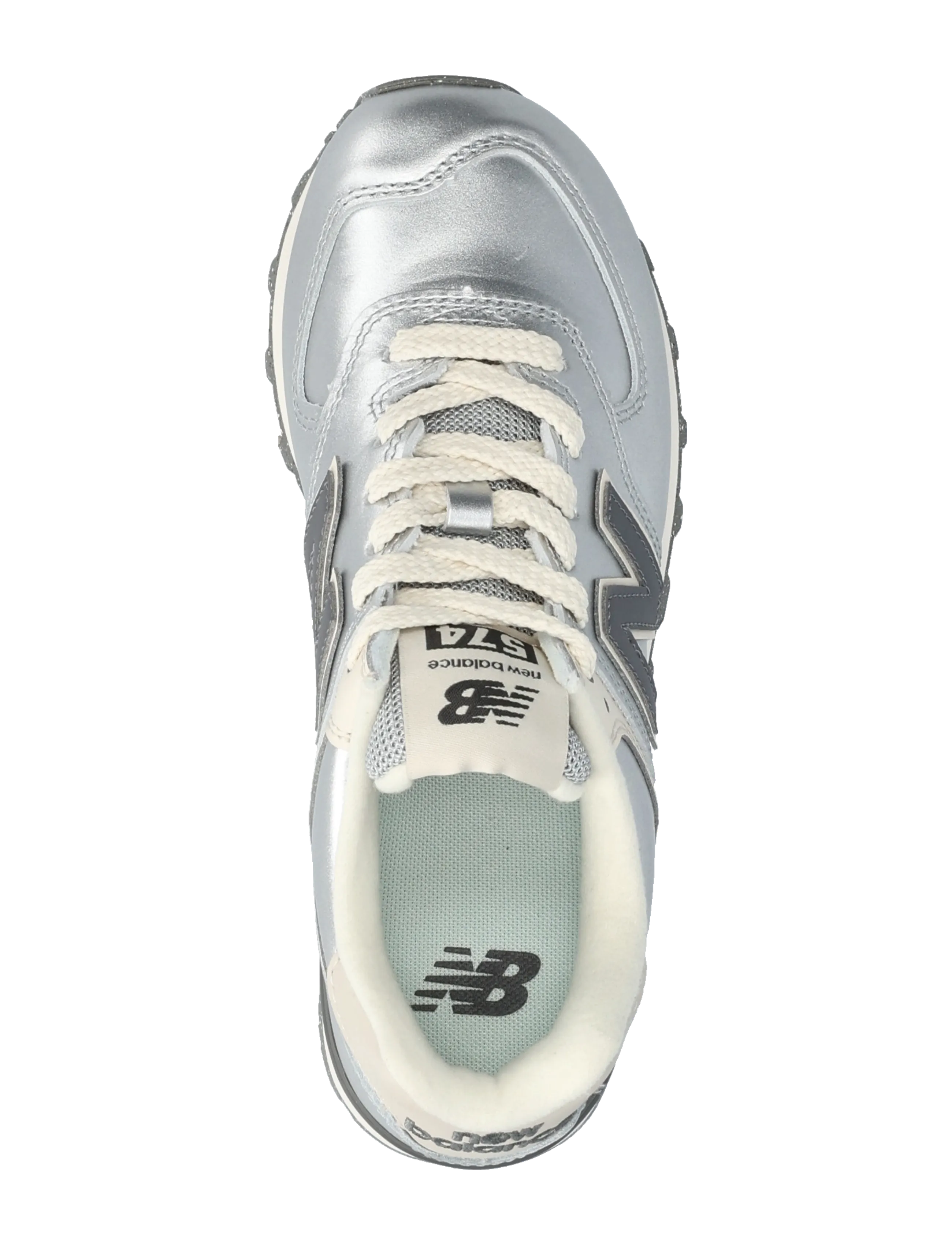 New Balance - New Balance 574 - lave sneakers - metallic silver - 3