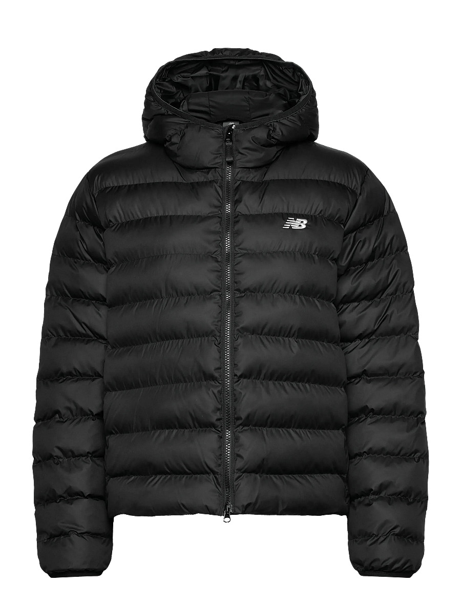 New Balance - Sport Essentials Hooded Puffer Jacket - vinterjackor - black - 0