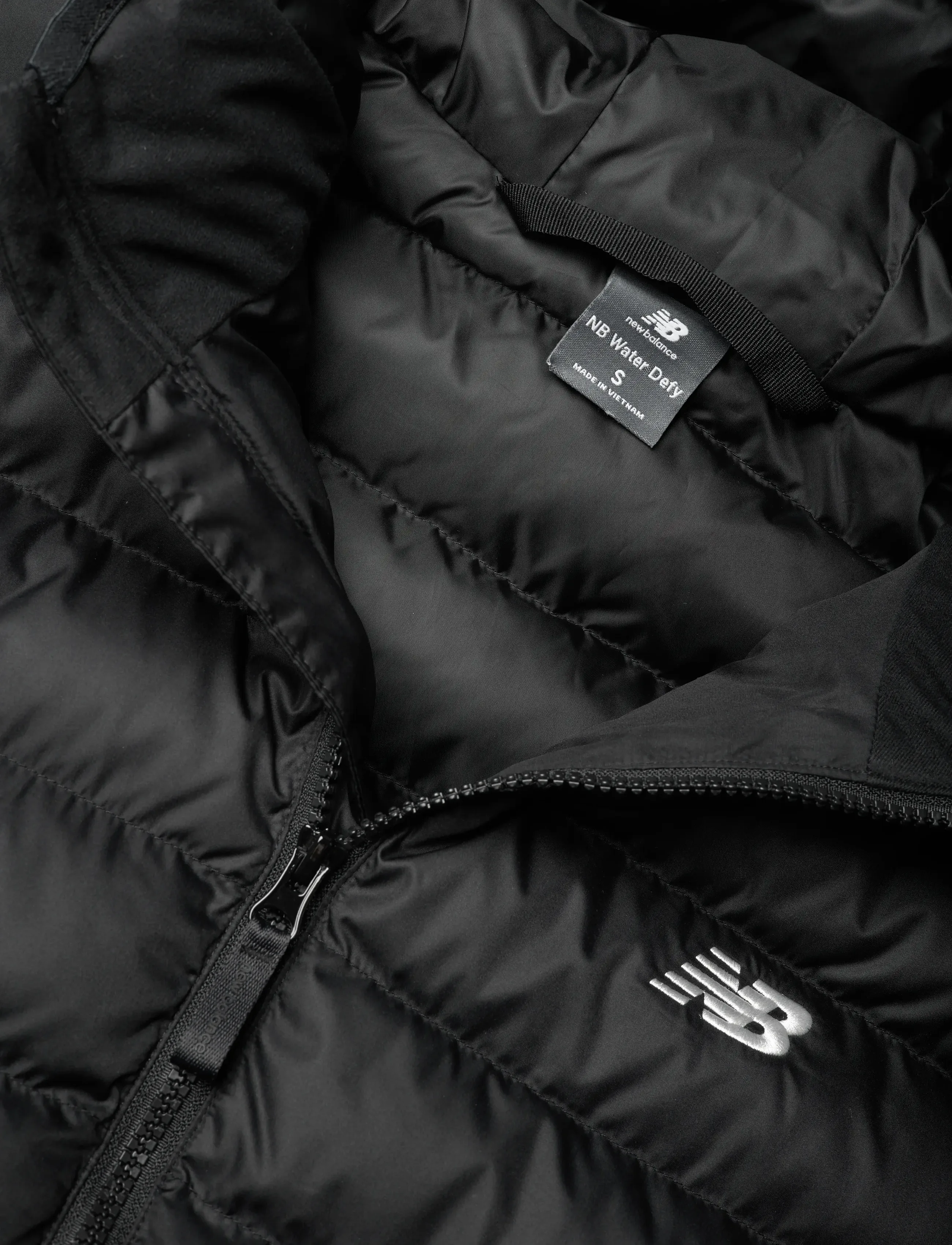 New Balance - Sport Essentials Hooded Puffer Jacket - gefütterte & daunenjacken - black - 2