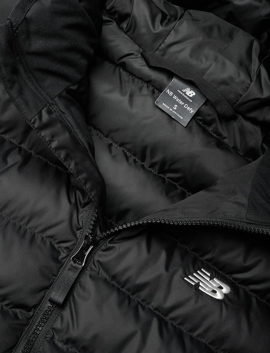 New Balance - Sport Essentials Hooded Puffer Jacket - vinterjackor - black - 2