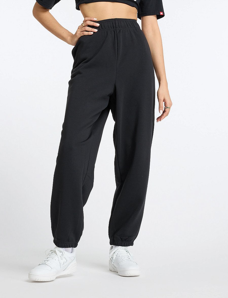 New Balance - Sport Essentials French Terry Jogger - trainingshosen - black - 0