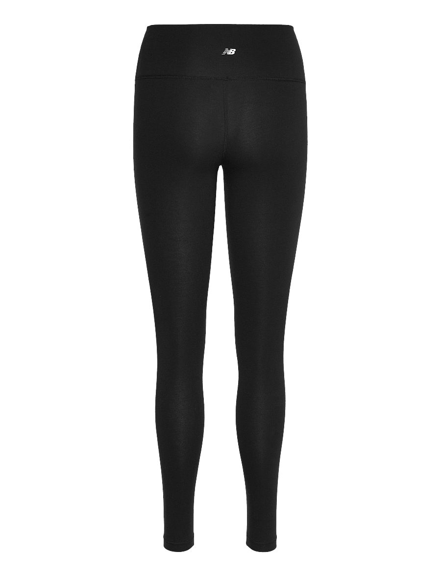 New Balance - Cotton High Rise Legging 27" - treenitrikoot - black - 1
