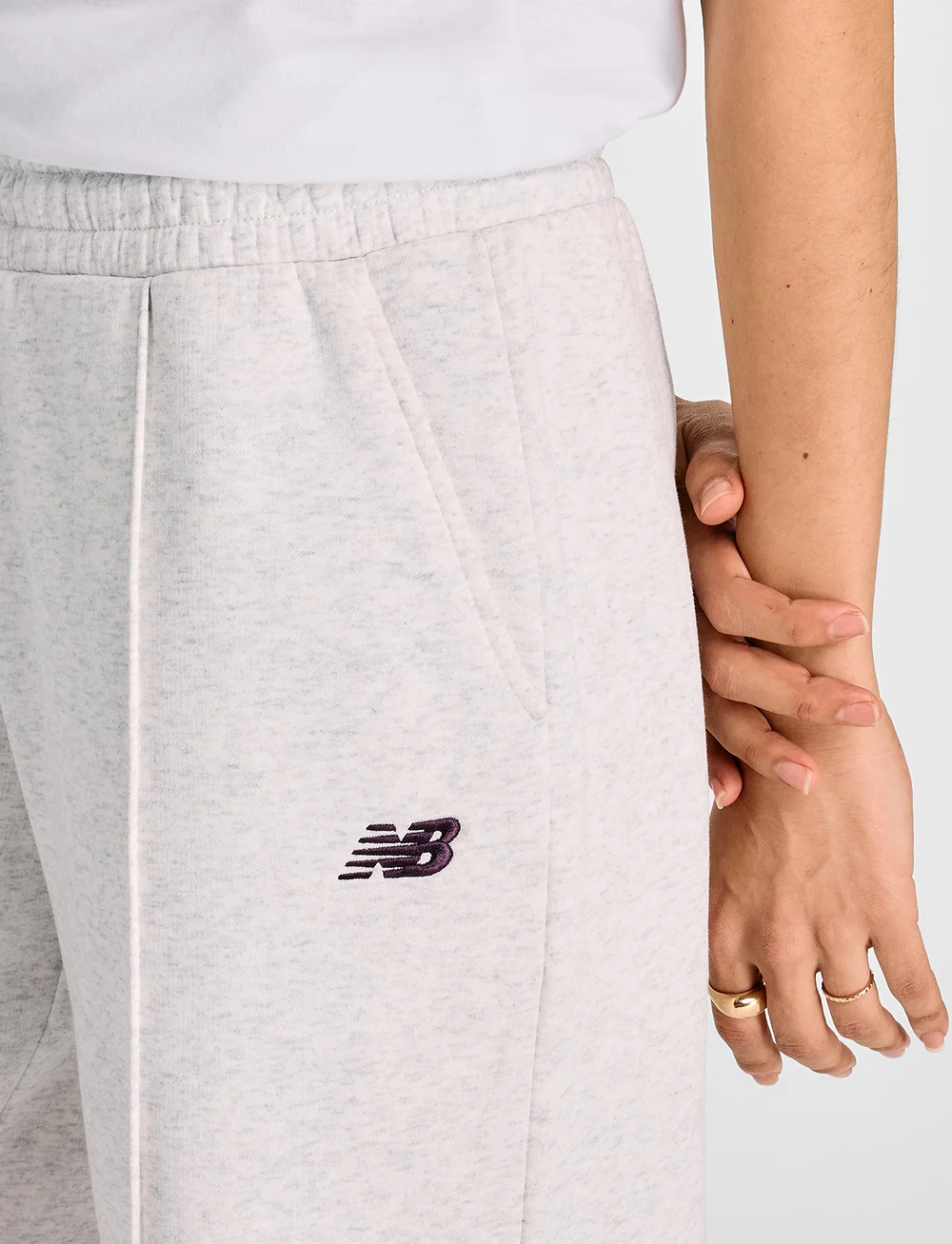New balance mens slim fleece pants sale